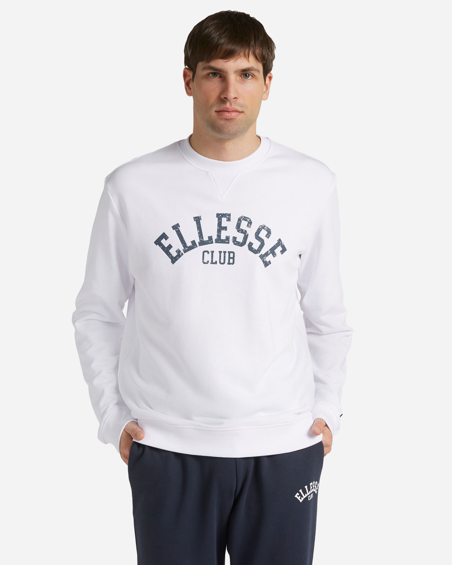 Felpa ELLESSE COMMUNITY CLUB M - Bianco - 0 | Cisalfa Sport