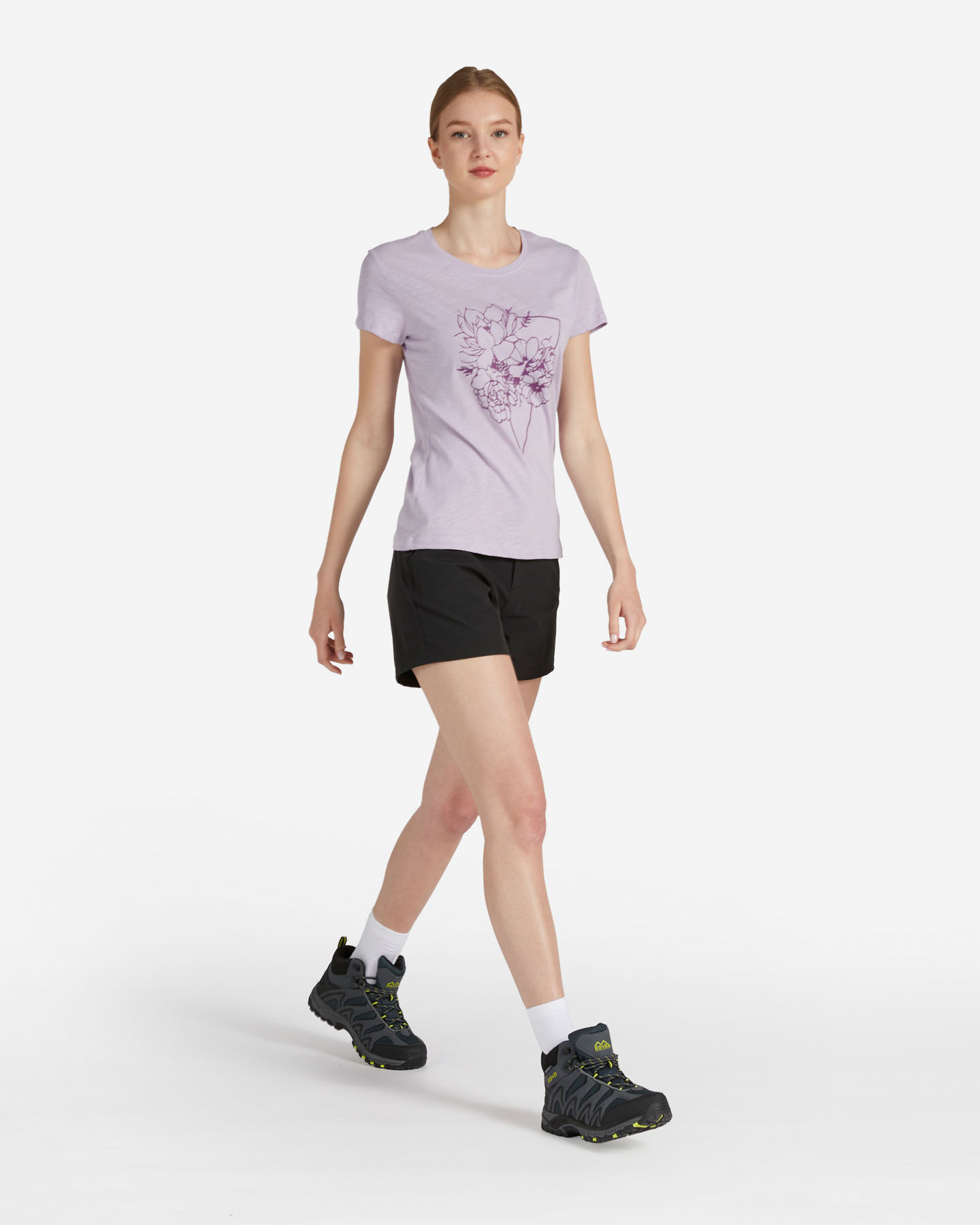 T-shirt 8848 MOUNTAIN ESSENTIAL W - Lilla - 3 | Cisalfa Sport