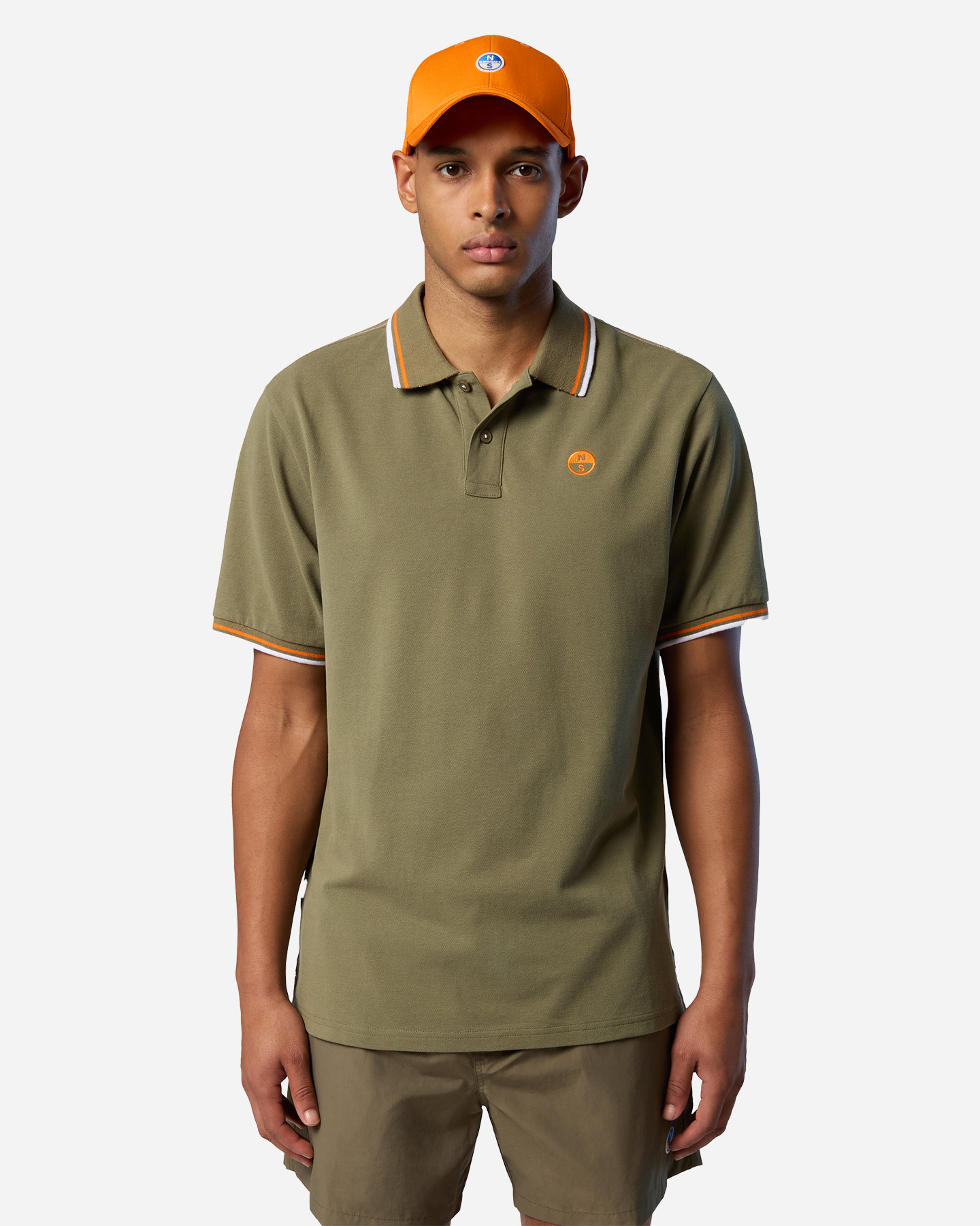 Polo NORTH SAILS PIQUET REGULAR STRIPE M - Verde - 1 | Cisalfa Sport