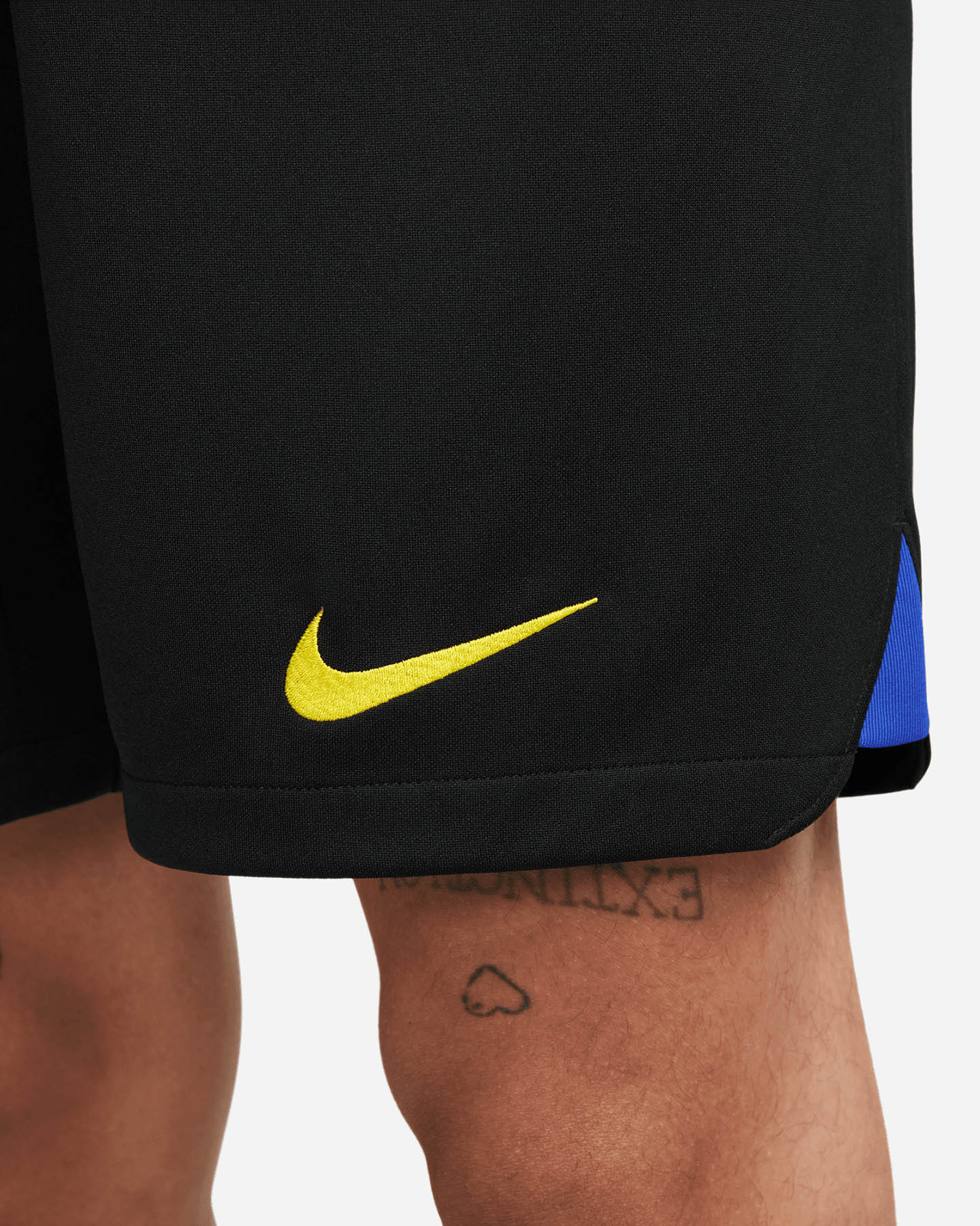 Pantaloncini calcio ufficiali NIKE DRI FIT INTER HOME 23-24 M - Nero - 4 | Cisalfa Sport