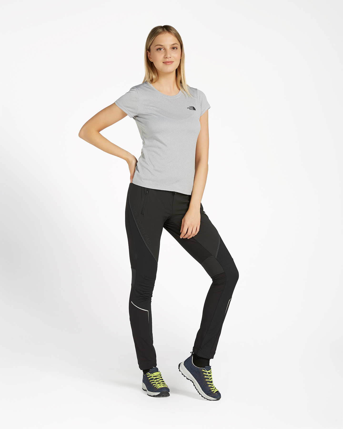 T-shirt THE NORTH FACE REAXION AMP W - Grigio - 1 | Cisalfa Sport