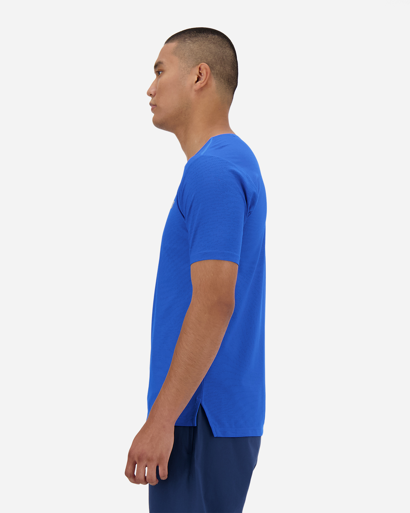 T-shirt running NEW BALANCE ATHLETICS M - Blu - 1 | Cisalfa Sport