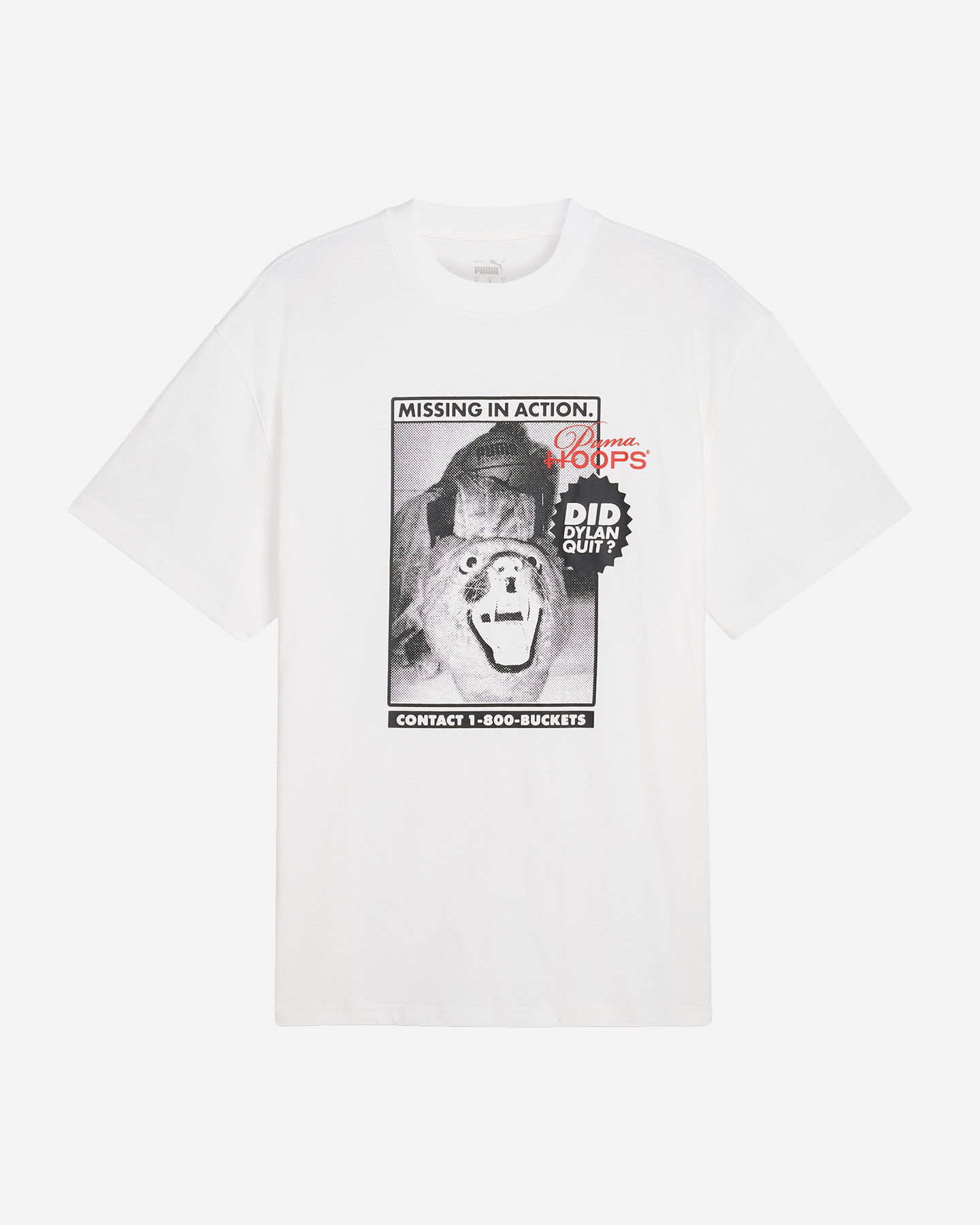 T-shirt PUMA DYLAN GOT GAME MEDIA DAY GFX M - Bianco - 0 | Cisalfa Sport