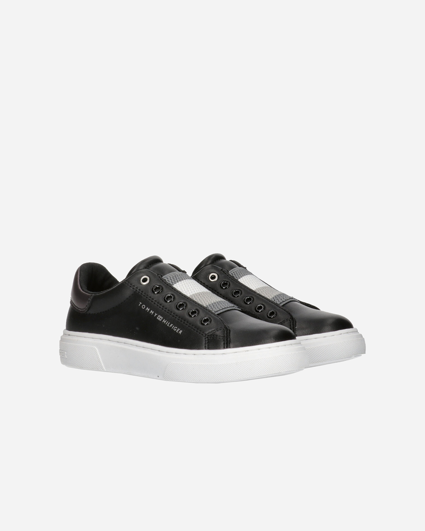 Scarpe sneakers TOMMY HILFIGER KRISTAL J LOW GS JR - Nero - 1 | Cisalfa Sport