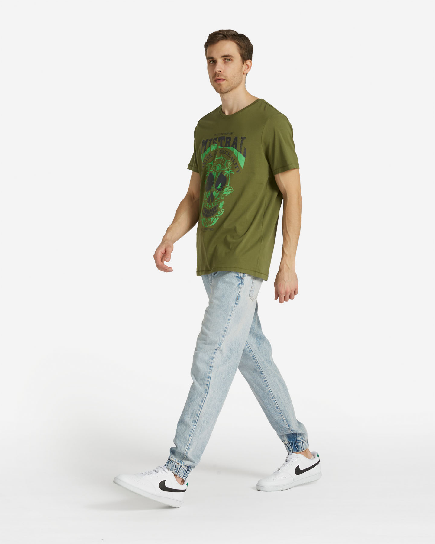 T-shirt MISTRAL SURFSKULL M - Verde - 3 | Cisalfa Sport