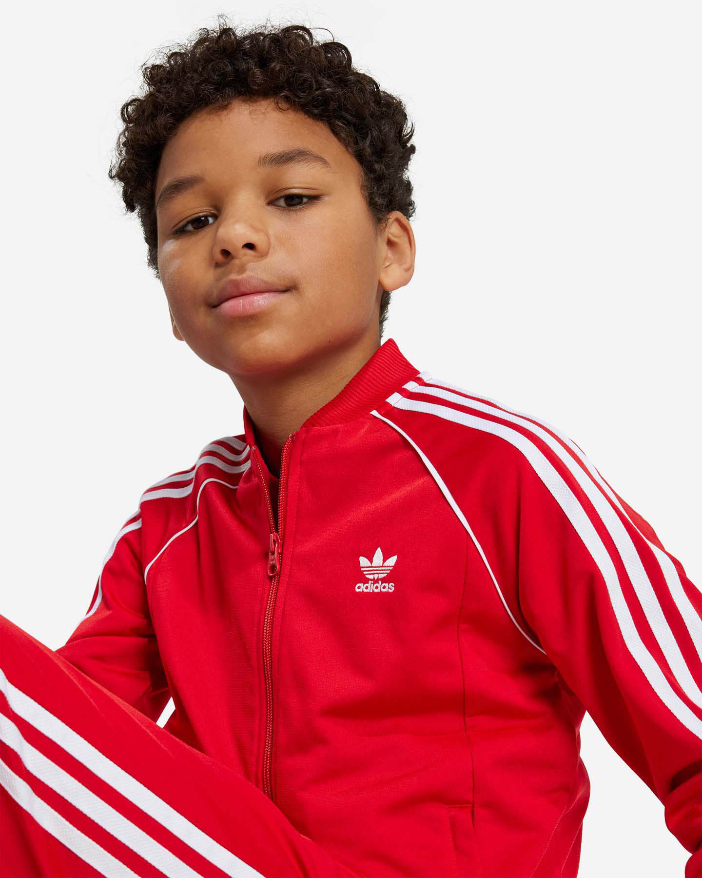 Felpa ADIDAS O BOY JR - Rosso - 4 | Cisalfa Sport