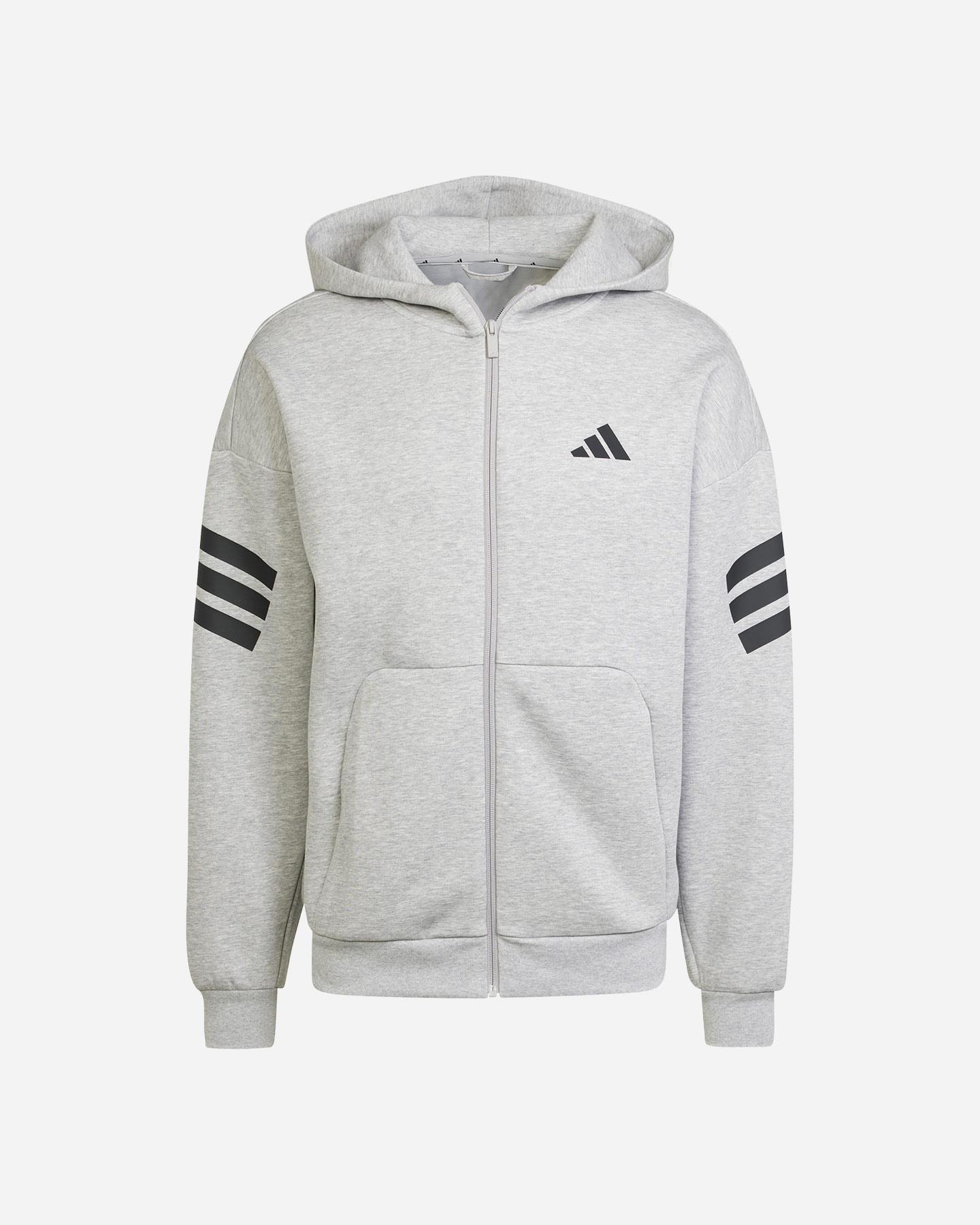 Felpa ADIDAS 3STRIPES M - Grigio - 0 | Cisalfa Sport