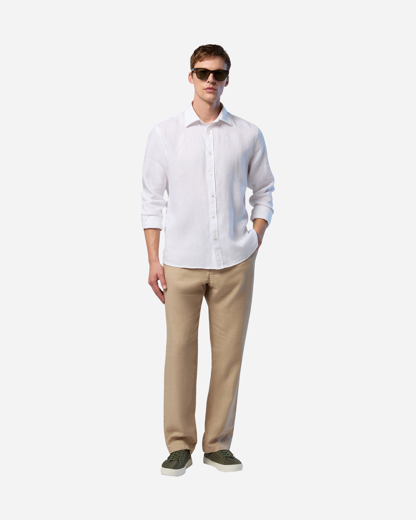 Camicia NORTH SAILS REGULAR M - Bianco - 3 | Cisalfa Sport