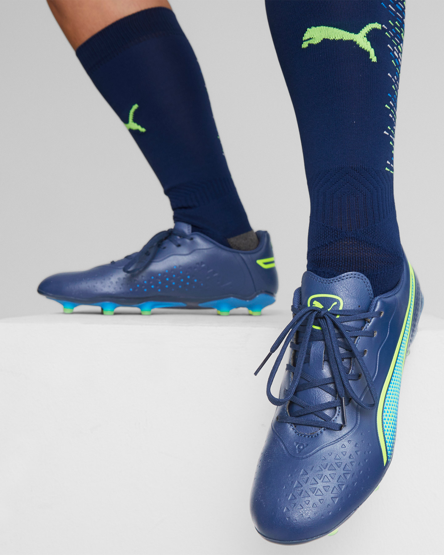 Scarpe calcio PUMA KING MATCH FG-AG M - Blu Navy - 5 | Cisalfa Sport