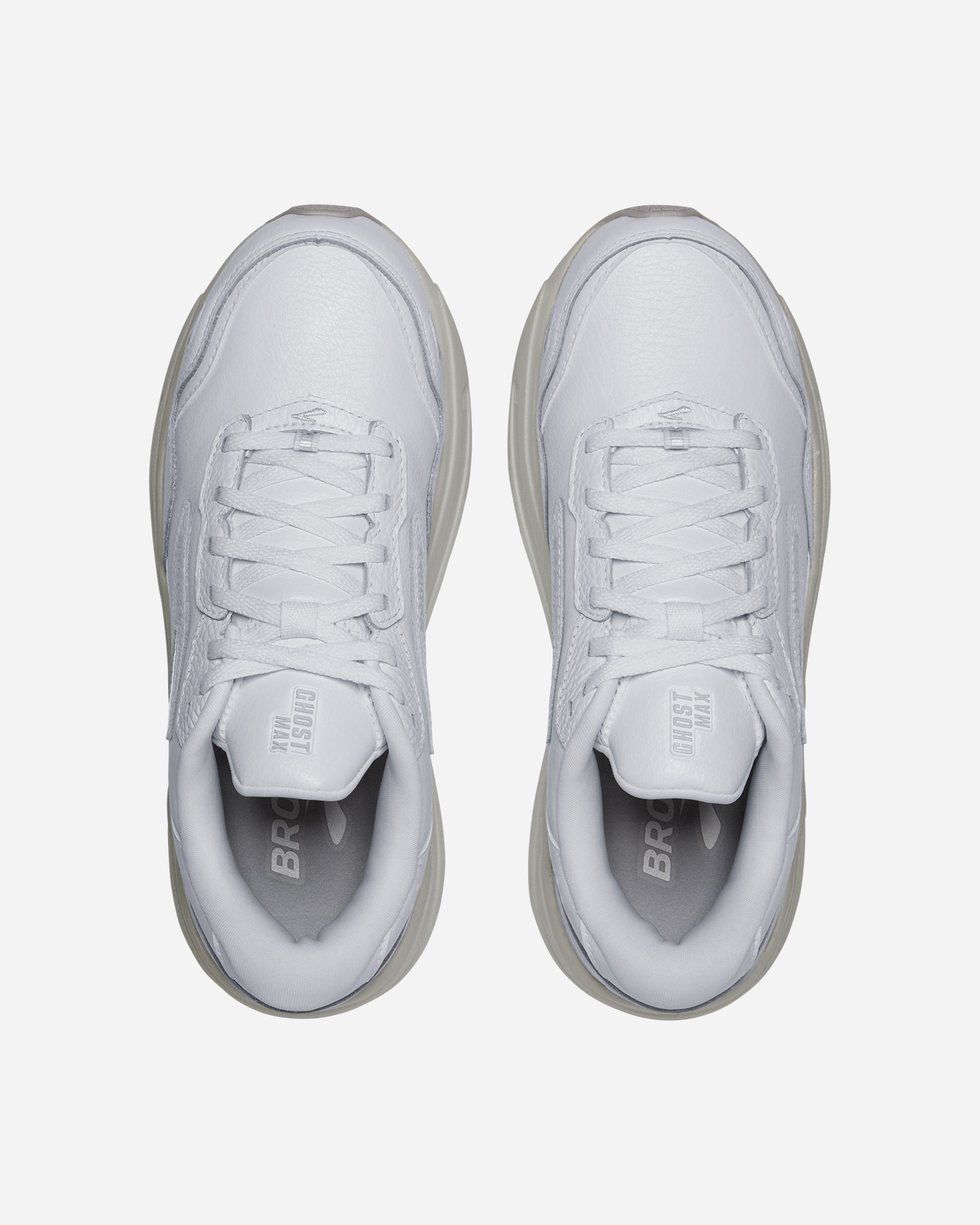 Scarpe running BROOKS GHOST MAX LEATHER W - Bianco - 4 | Cisalfa Sport