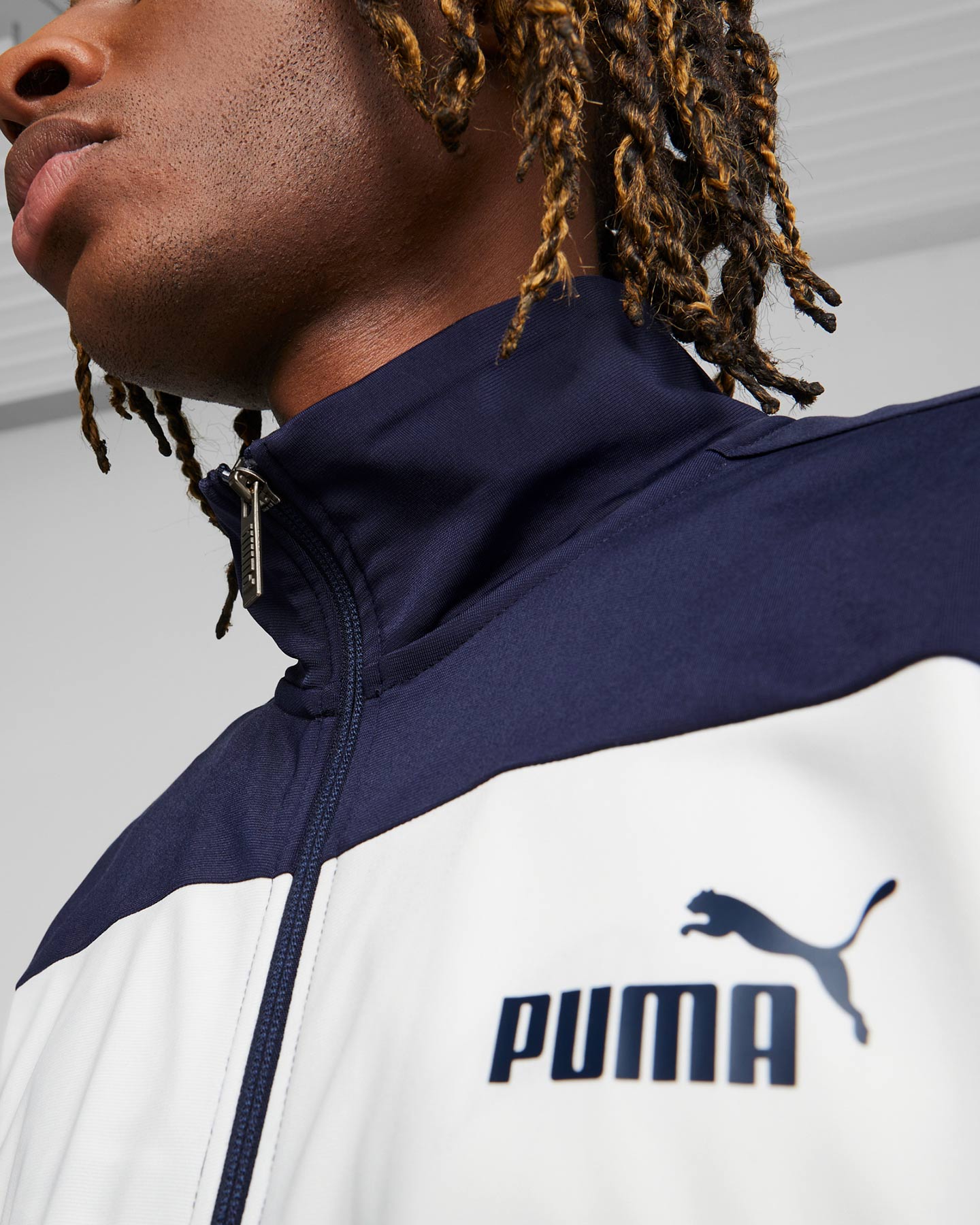 Tuta PUMA COLOR BLOCK M - Blu - 4 | Cisalfa Sport