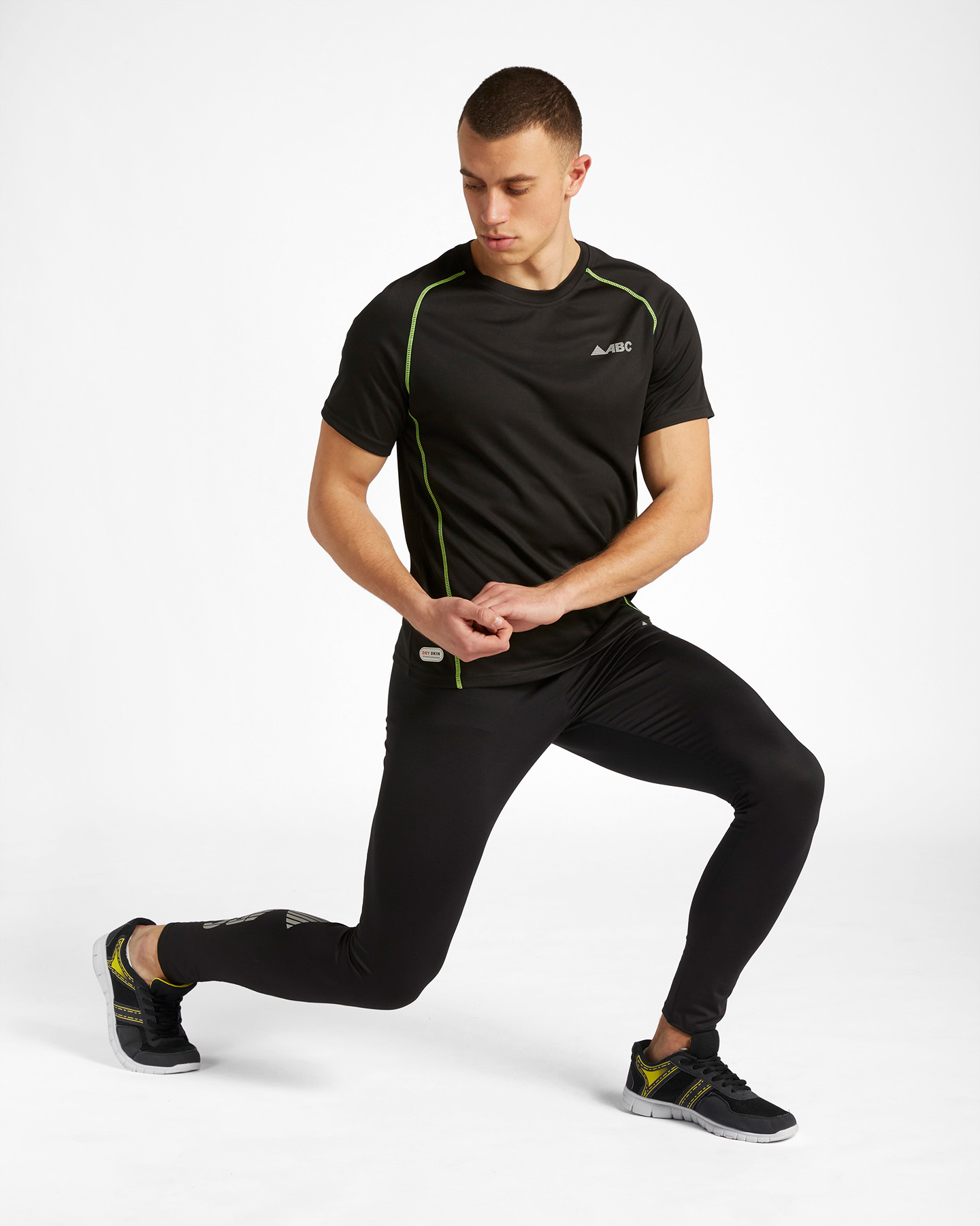 T-shirt running ABC RUN M - Nero - 1 | Cisalfa Sport