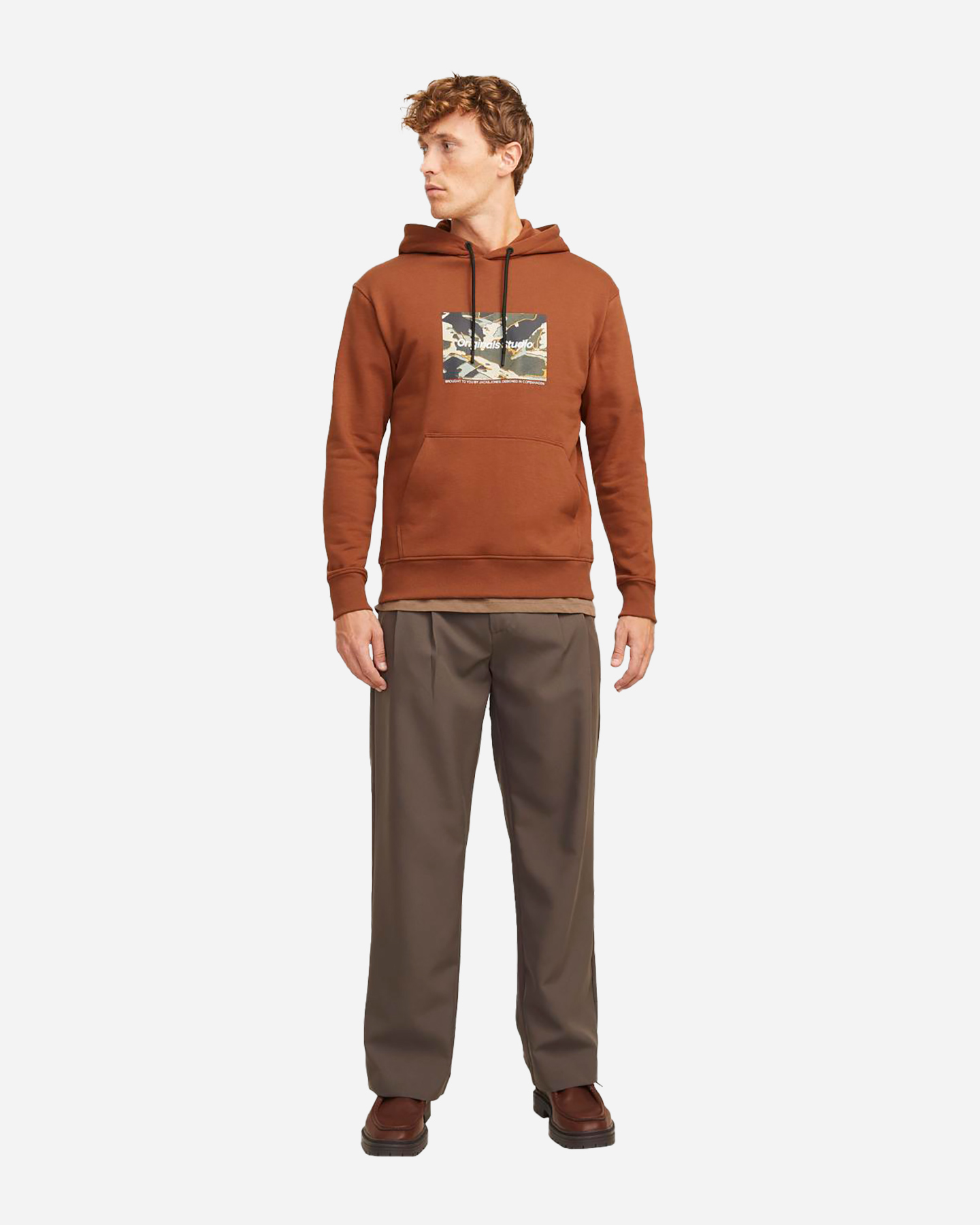 Felpa JACK & JONES ORVESTERBRO M - Marrone - 2 | Cisalfa Sport