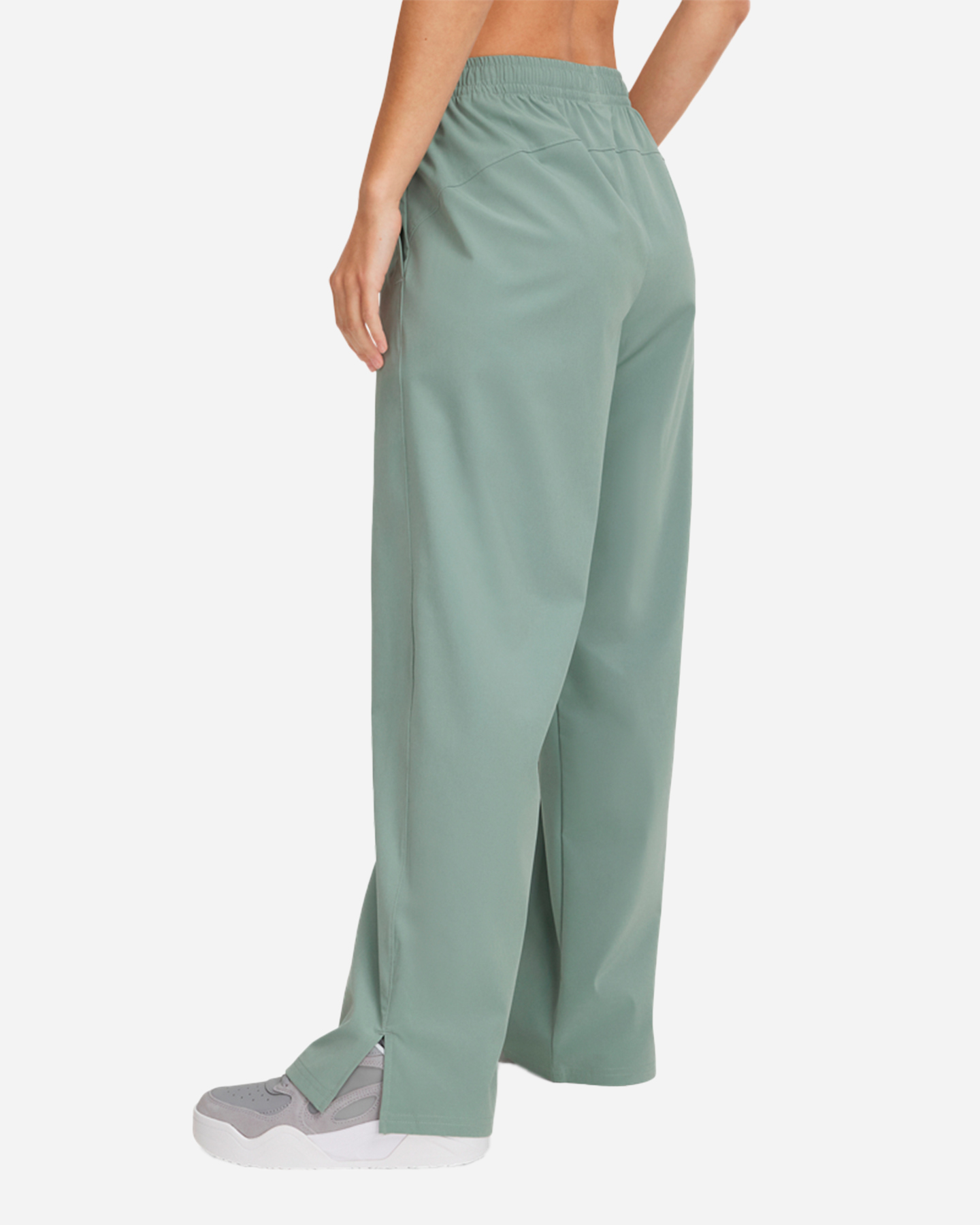 Pantalone UNDER ARMOUR RIVAL WIDE LEG W - Verde - 1 | Cisalfa Sport