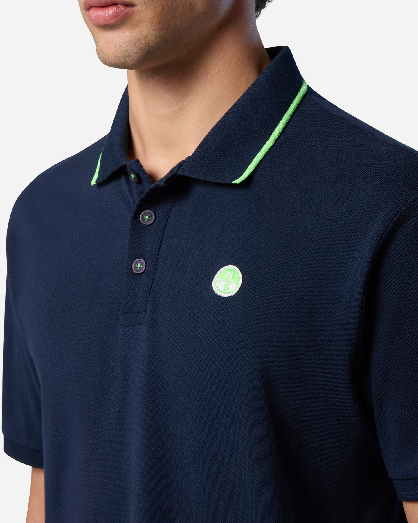 Polo NORTH SAILS PIQUET REGULAR M - Blu - 4 | Cisalfa Sport