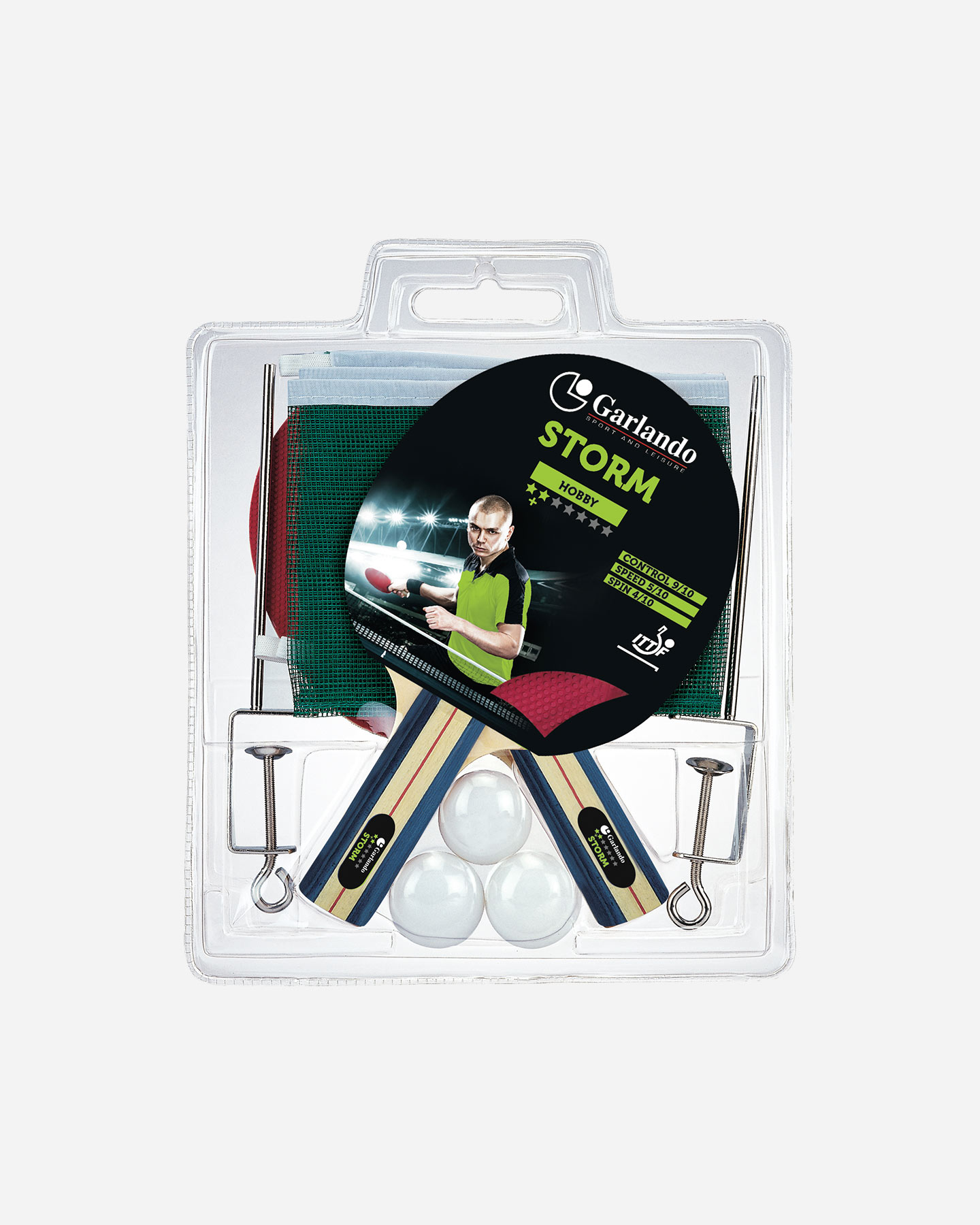 Accessorio ping pong GARLANDO STORM PLUS  - 0 | Cisalfa Sport