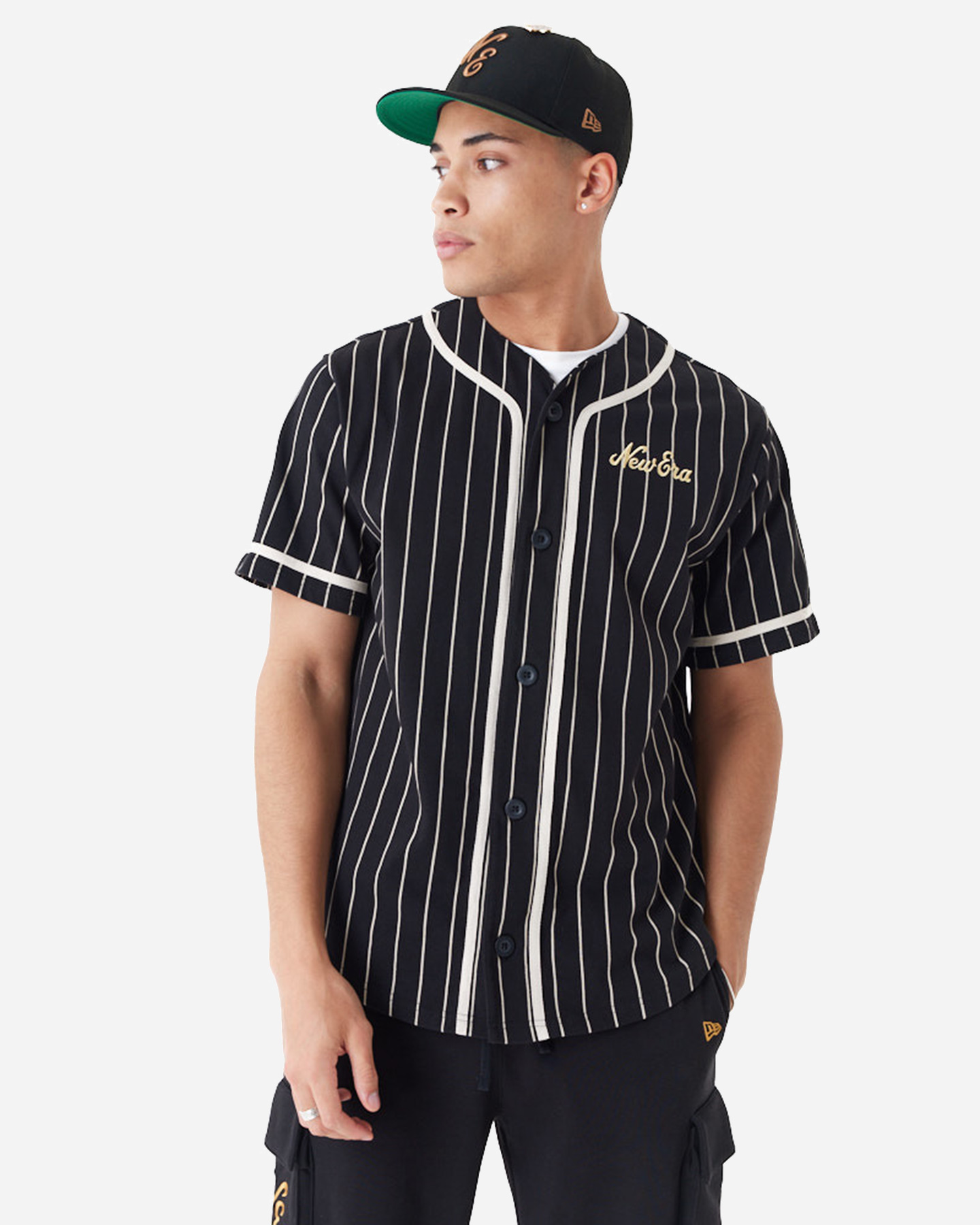 T-shirt NEW ERA BRAND PINSTRIPE M - 0 | Cisalfa Sport