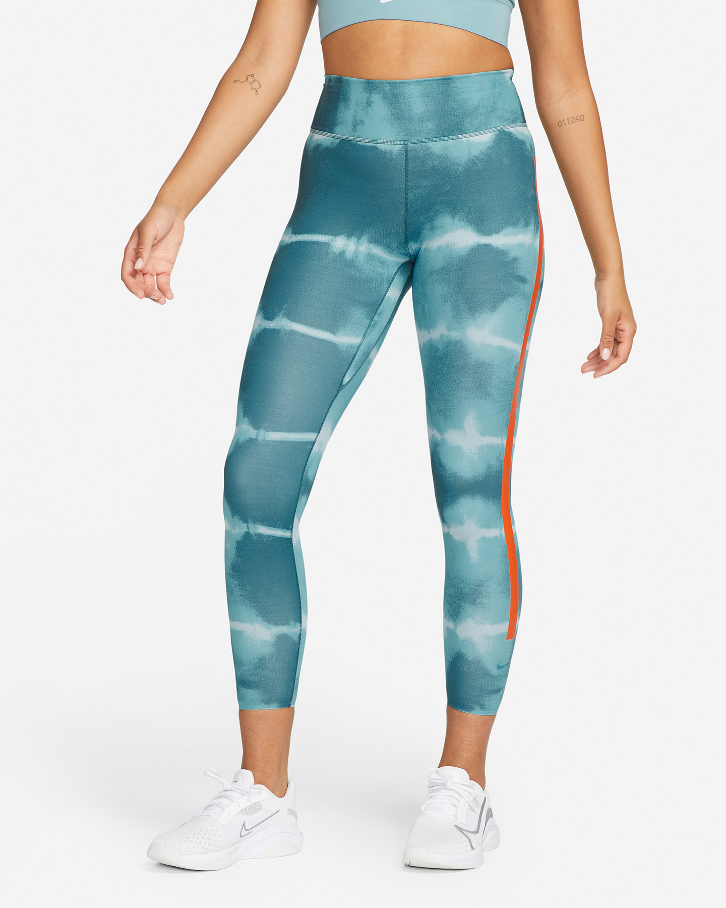 Leggings NIKE DYE AOP W - Azzurro - 0 | Cisalfa Sport