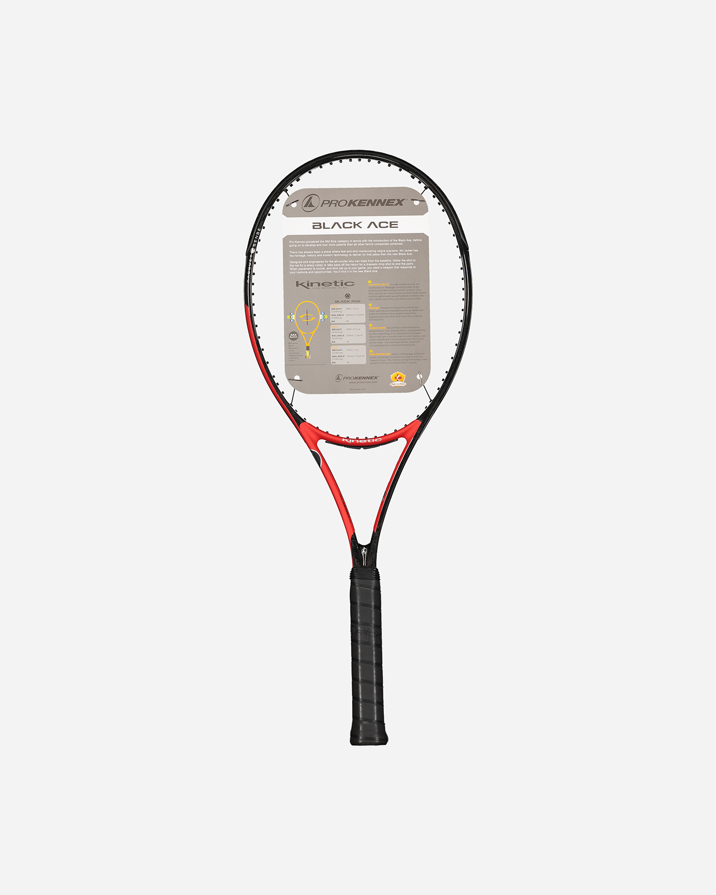 Telaio tennis PRO KENNEX BLACK ACE PRO - Nero - 1 | Cisalfa Sport