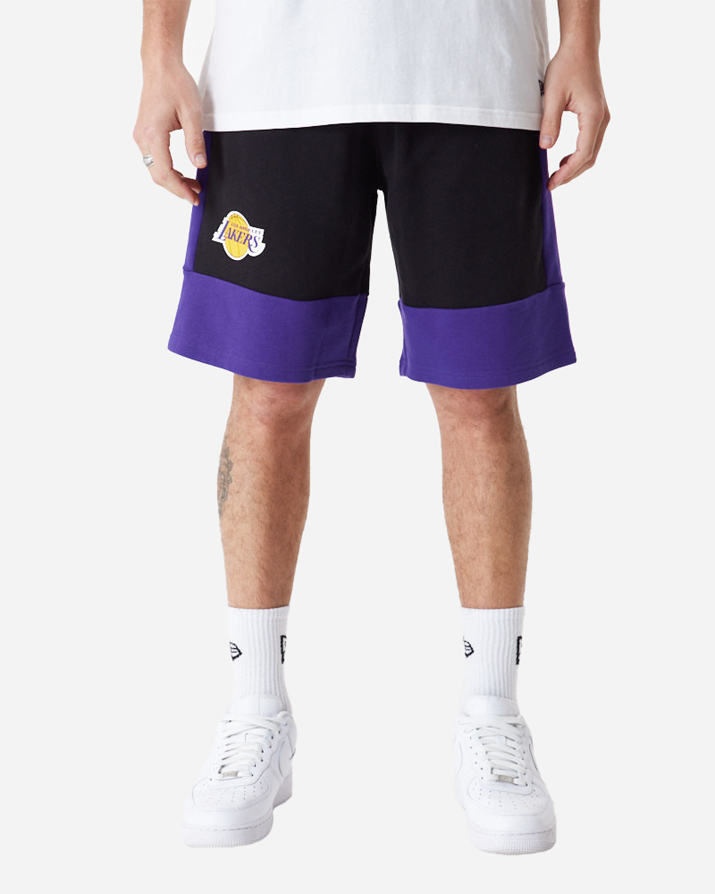 Abbigliamento basket NEW ERA COLOUR BLOCK LOS ANGELES LAKERS M - 0 | Cisalfa Sport