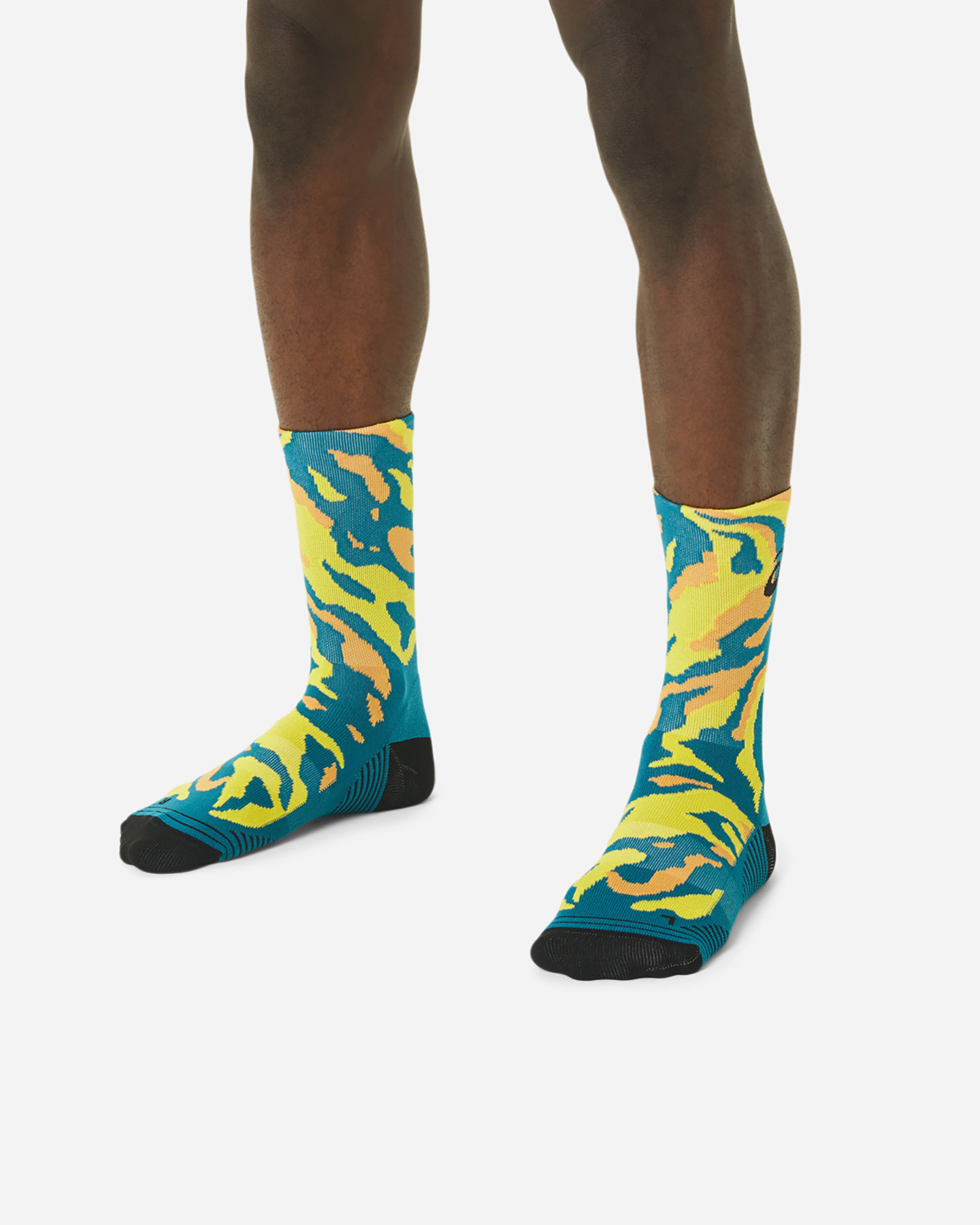 Calze running ASICS CUSHION QUARTER - Giallo - 2 | Cisalfa Sport