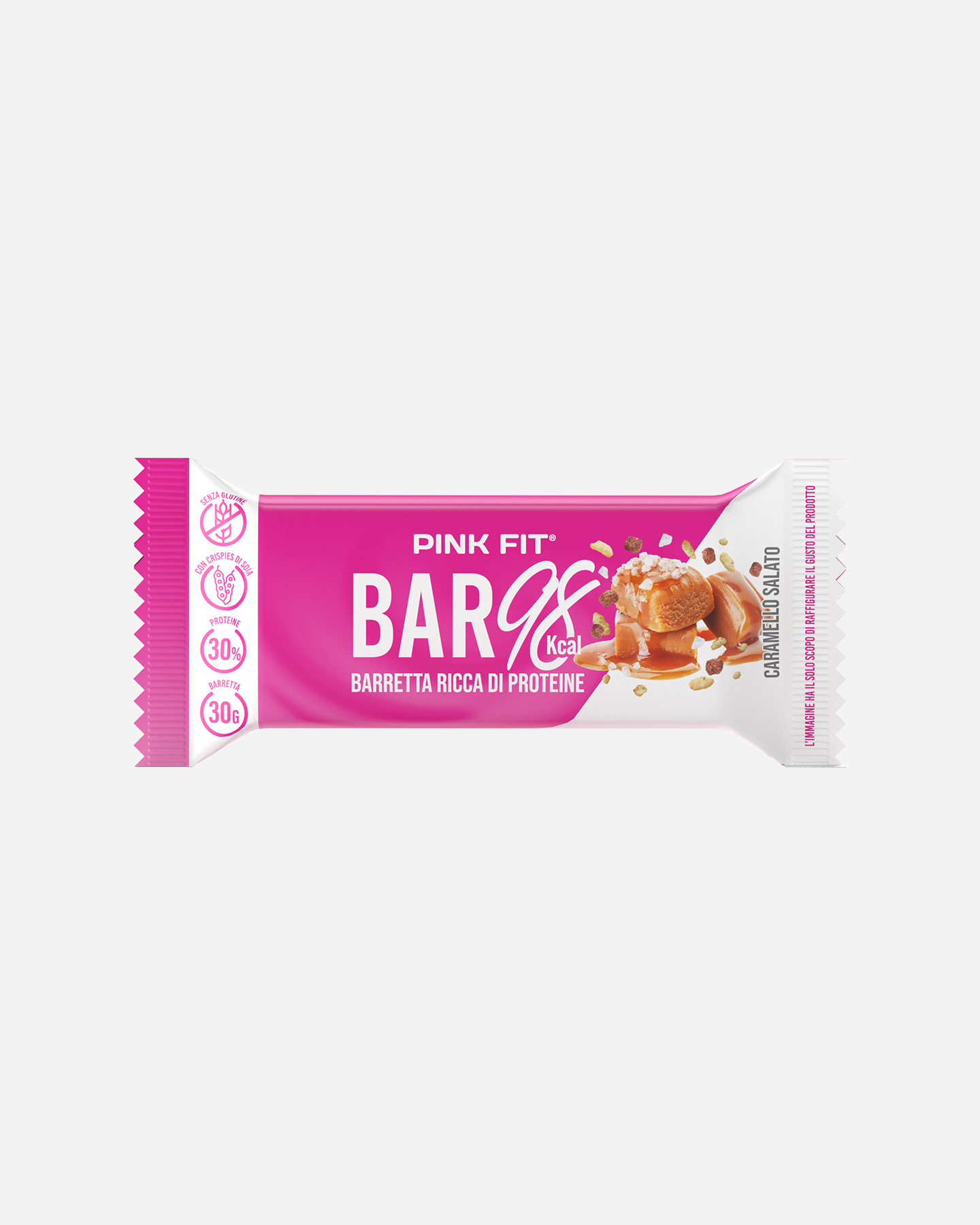 Energetico PROACTION PINK FIT BAR 98 CARAMELLO SALATO 30 g  - 0 | Cisalfa Sport