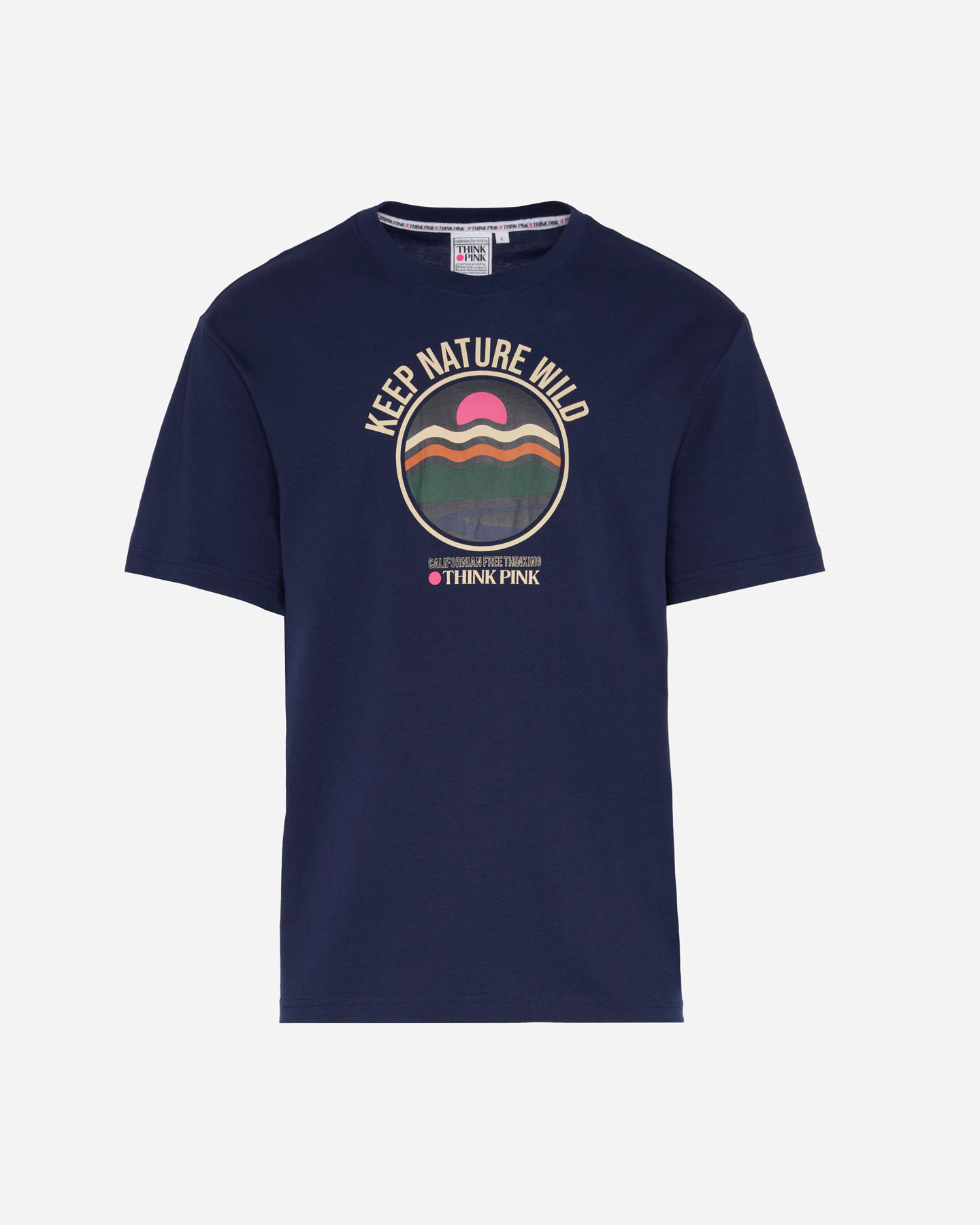 T-shirt THINK PINK GRAPHIC M - Blu - 0 | Cisalfa Sport
