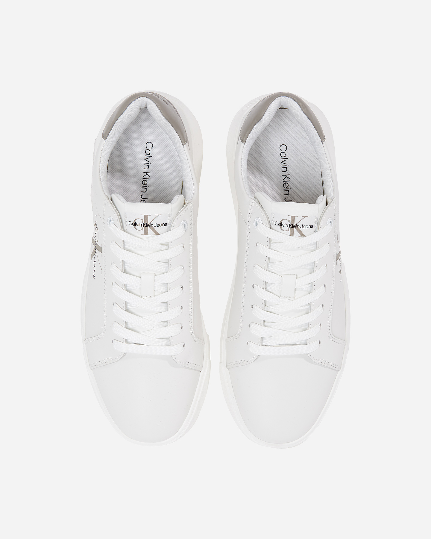 Scarpe sneakers CALVIN KLEIN JEANS CHUNKY CUPSOLE MONO M - Bianco - 2 | Cisalfa Sport