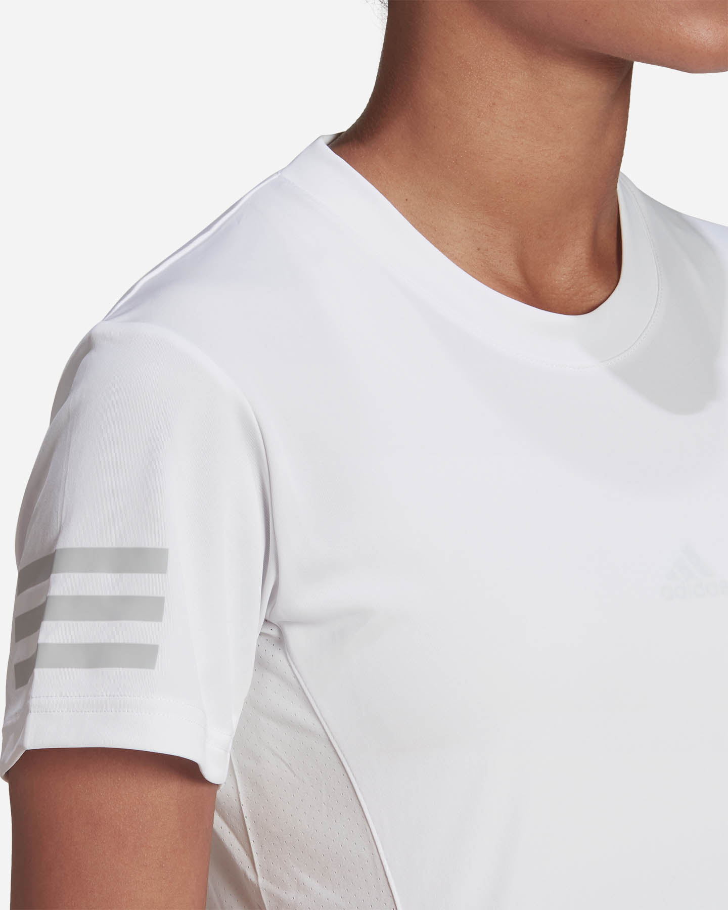 T-shirt tennis ADIDAS CLUB W - Bianco - 4 | Cisalfa Sport