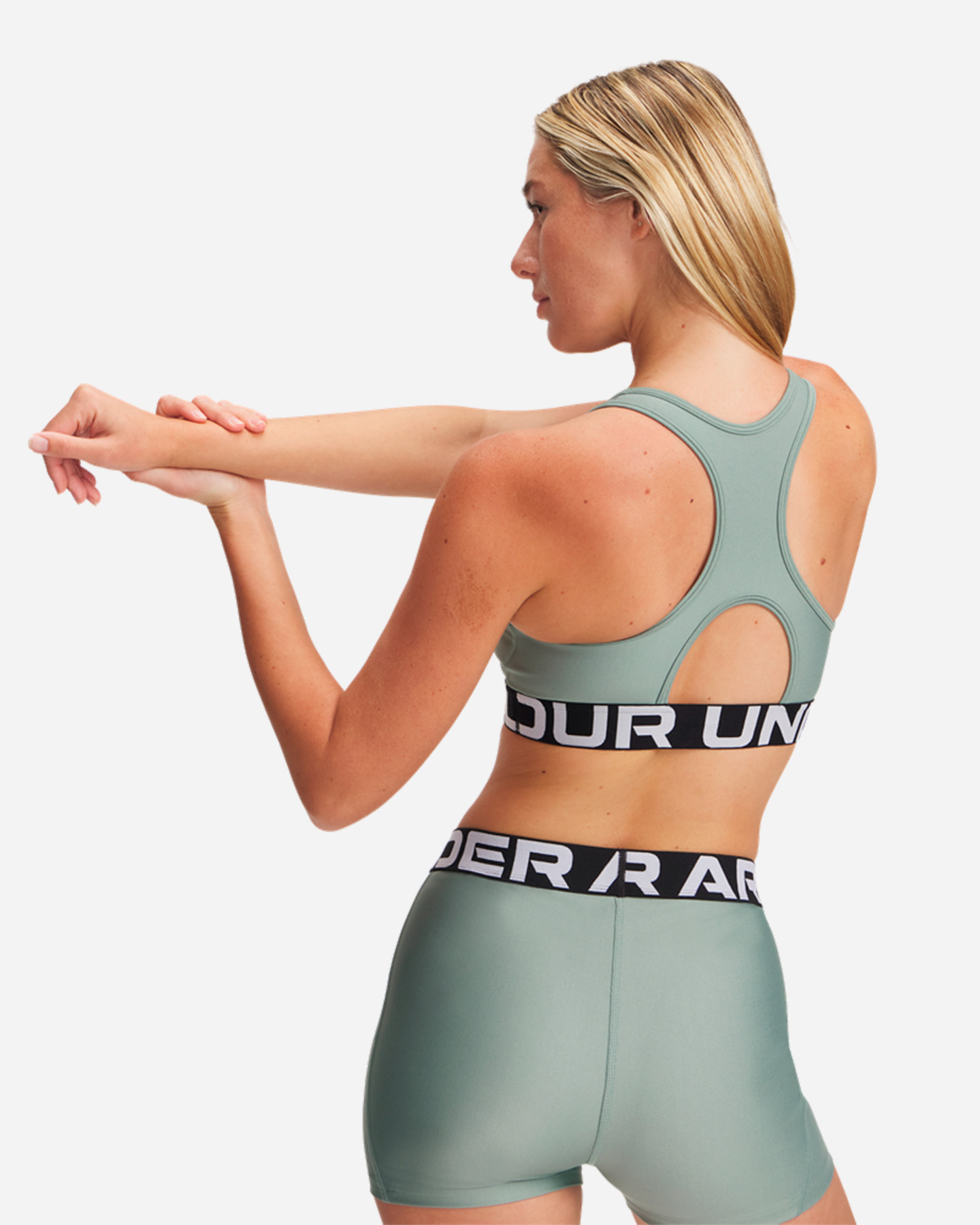 Bra training UNDER ARMOUR LOGO W - Verde - 1 | Cisalfa Sport