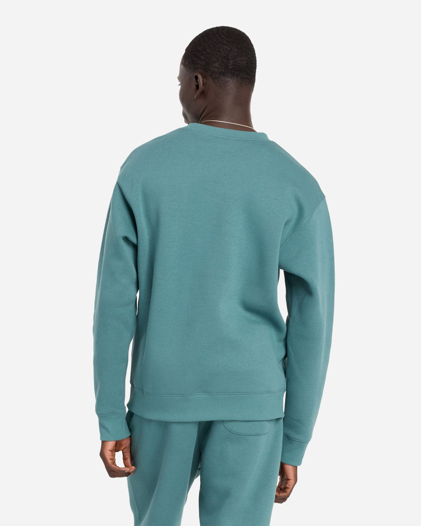 Felpa NEW BALANCE FLC BRUSH CREW SPORT M - Azzurro - 2 | Cisalfa Sport