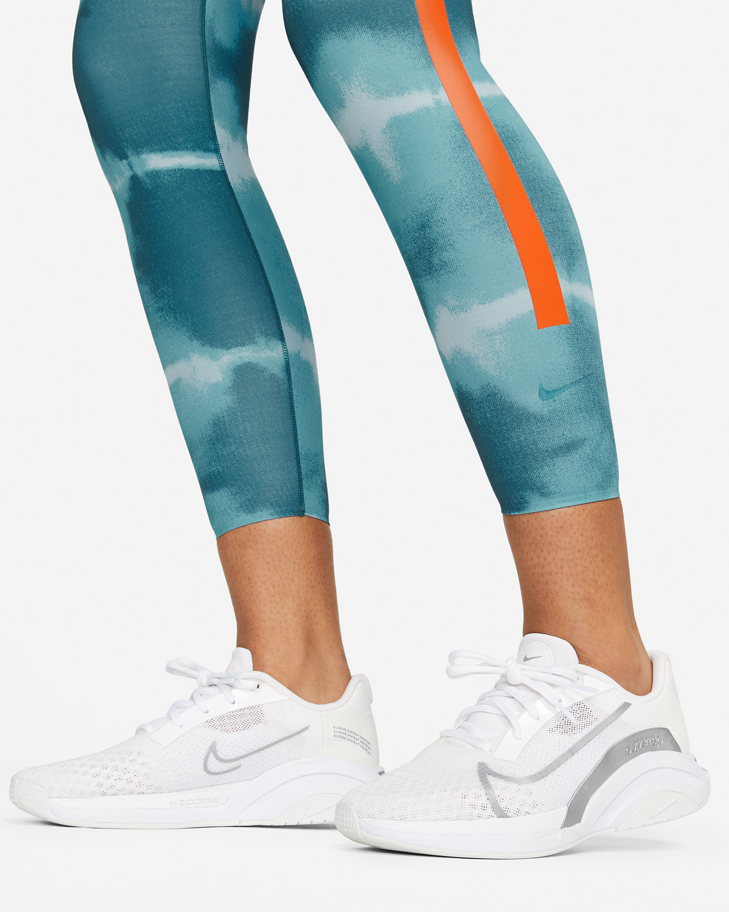 Leggings NIKE DYE AOP W - Azzurro - 2 | Cisalfa Sport