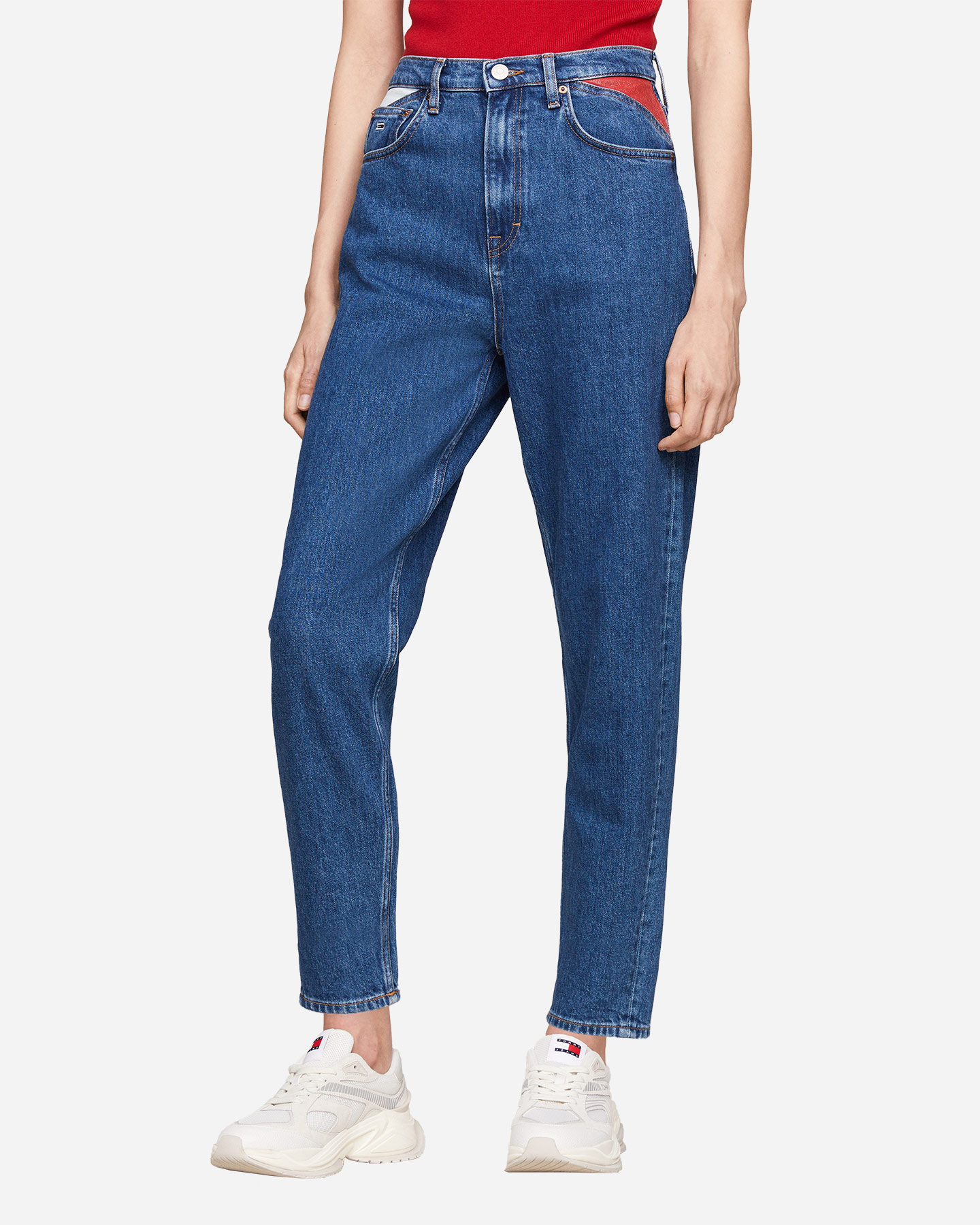 Jeans TOMMY HILFIGER MOM FLAG L32 W - Denim - 2 | Cisalfa Sport