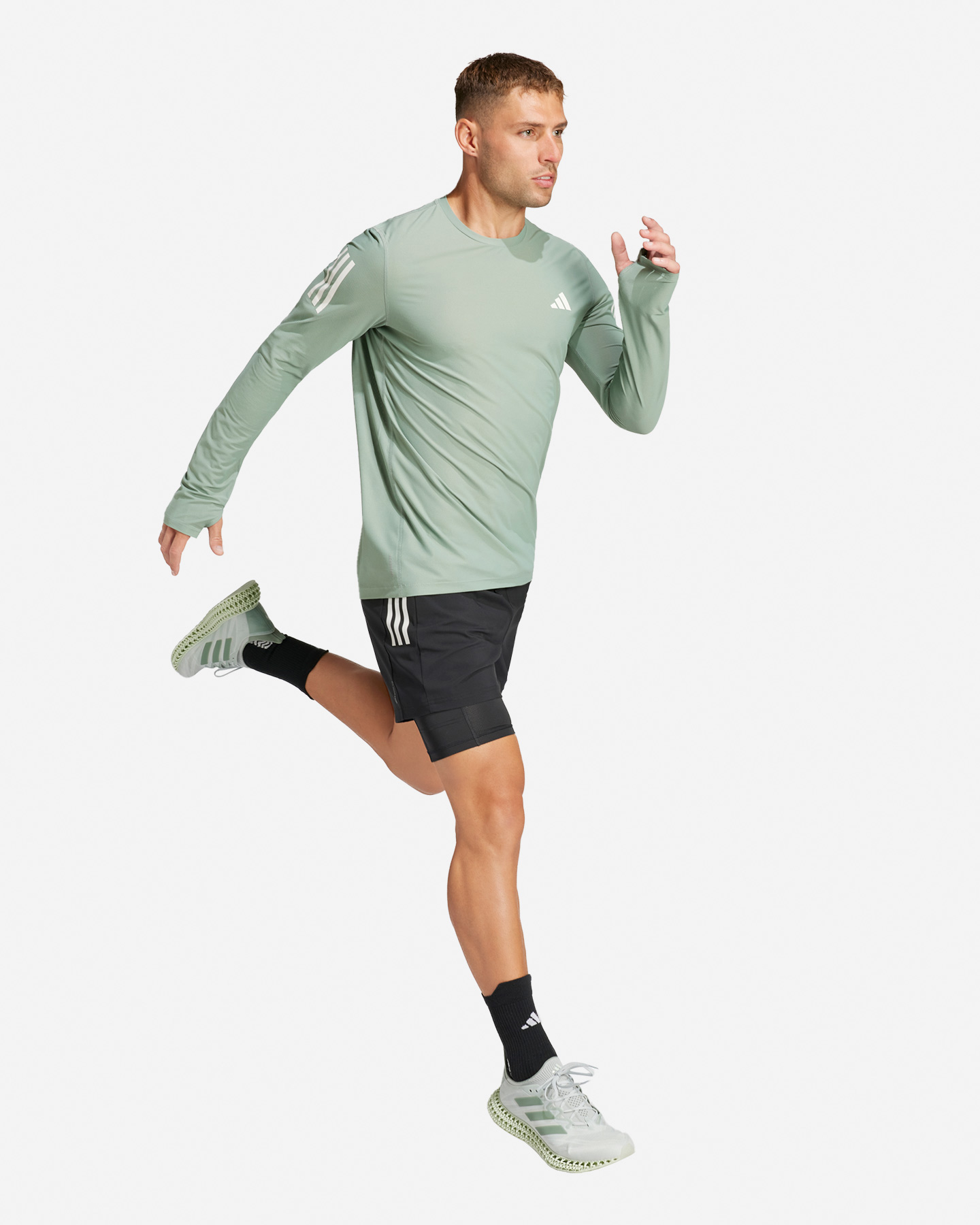 Short running ADIDAS OTR B S 2in1 M M - Nero - 3 | Cisalfa Sport
