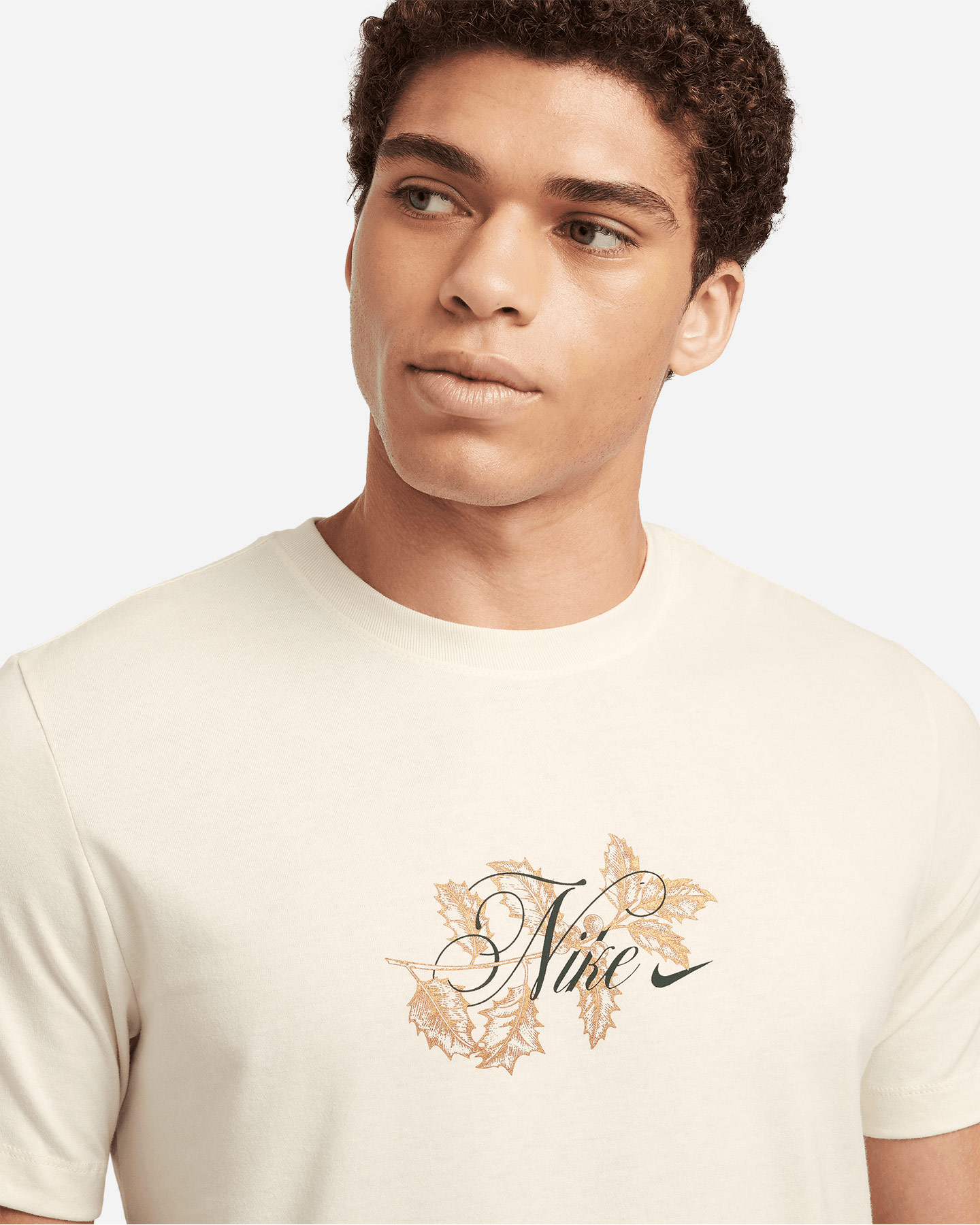 T-shirt NIKE CREW M - Beige - 2 | Cisalfa Sport