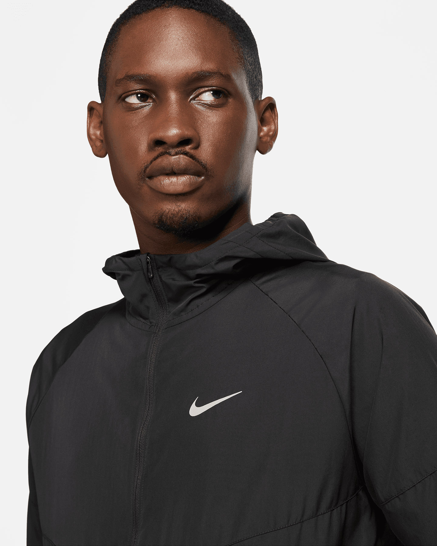 Giacca running NIKE REPEL MILER M - Nero - 3 | Cisalfa Sport