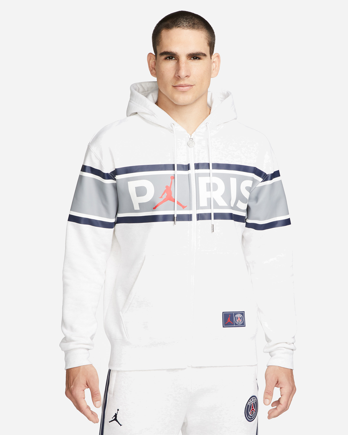 Felpa NIKE JORDAN PARIS SAINT GERMAIN M - Bianco - 0 | Cisalfa Sport