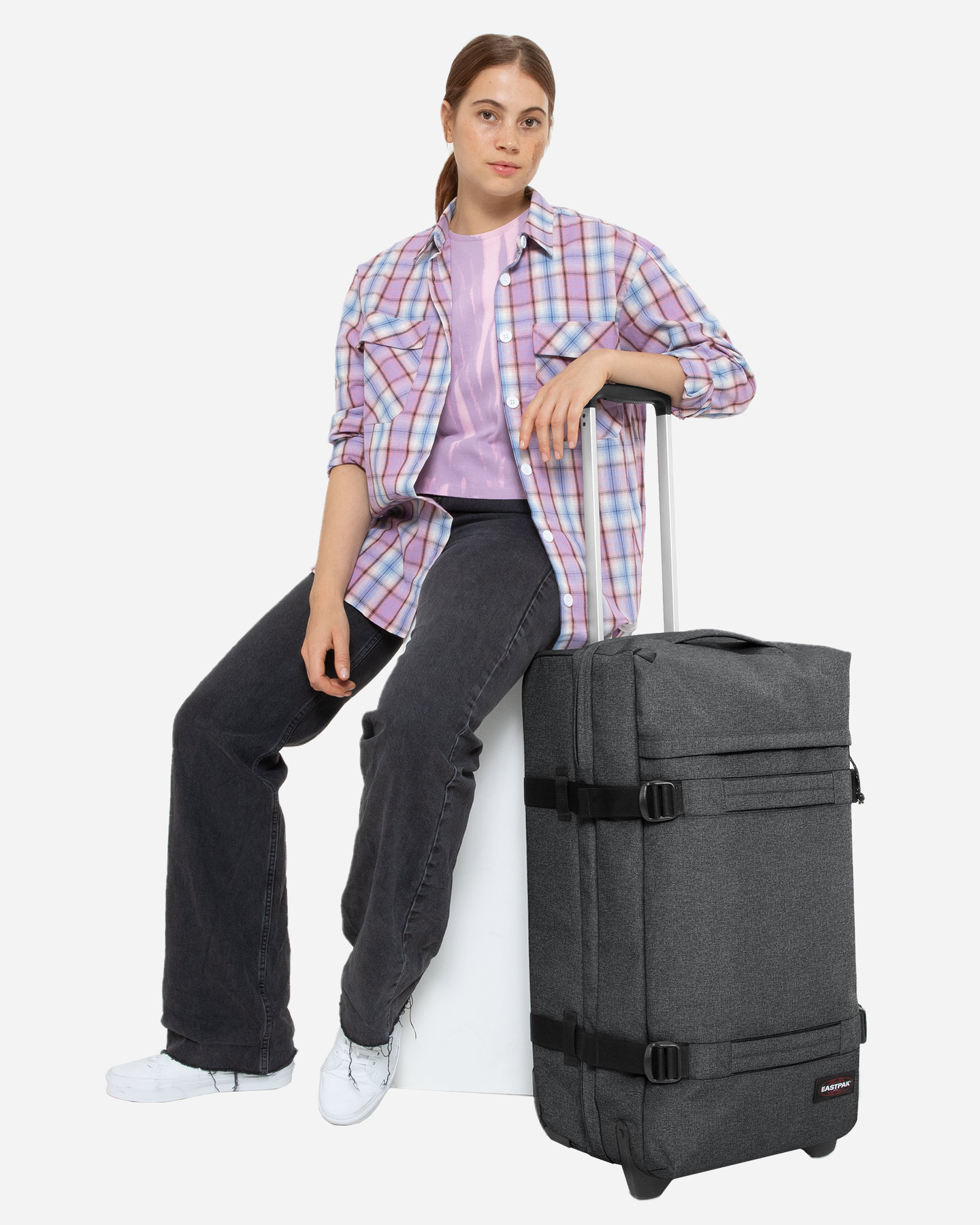 Trolley EASTPAK TRANSIT'R M - Nero - 4 | Cisalfa Sport