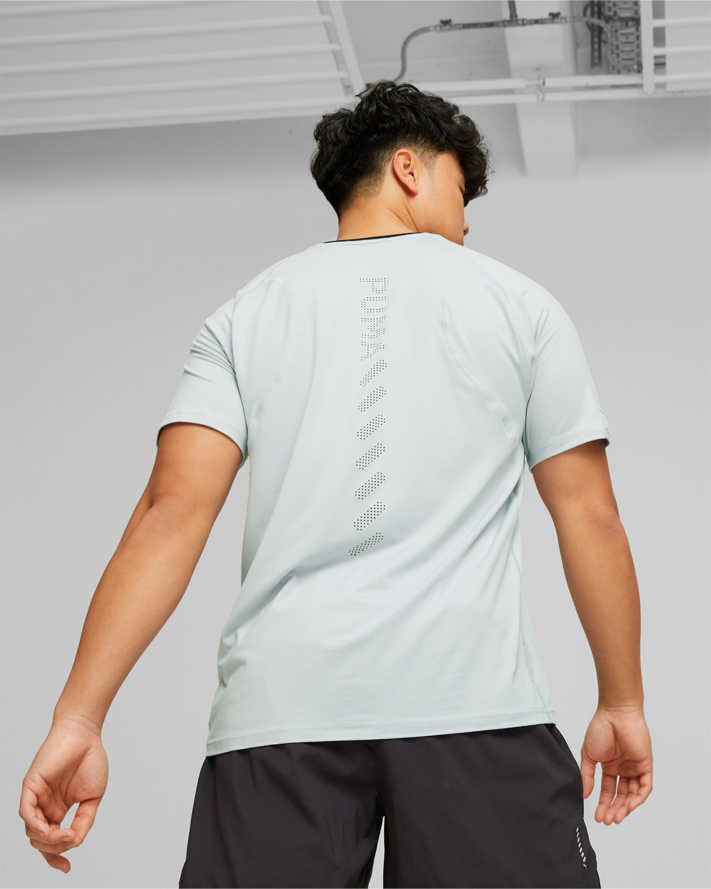 T-shirt running PUMA CLOUDSPUN M - Grigio - 3 | Cisalfa Sport