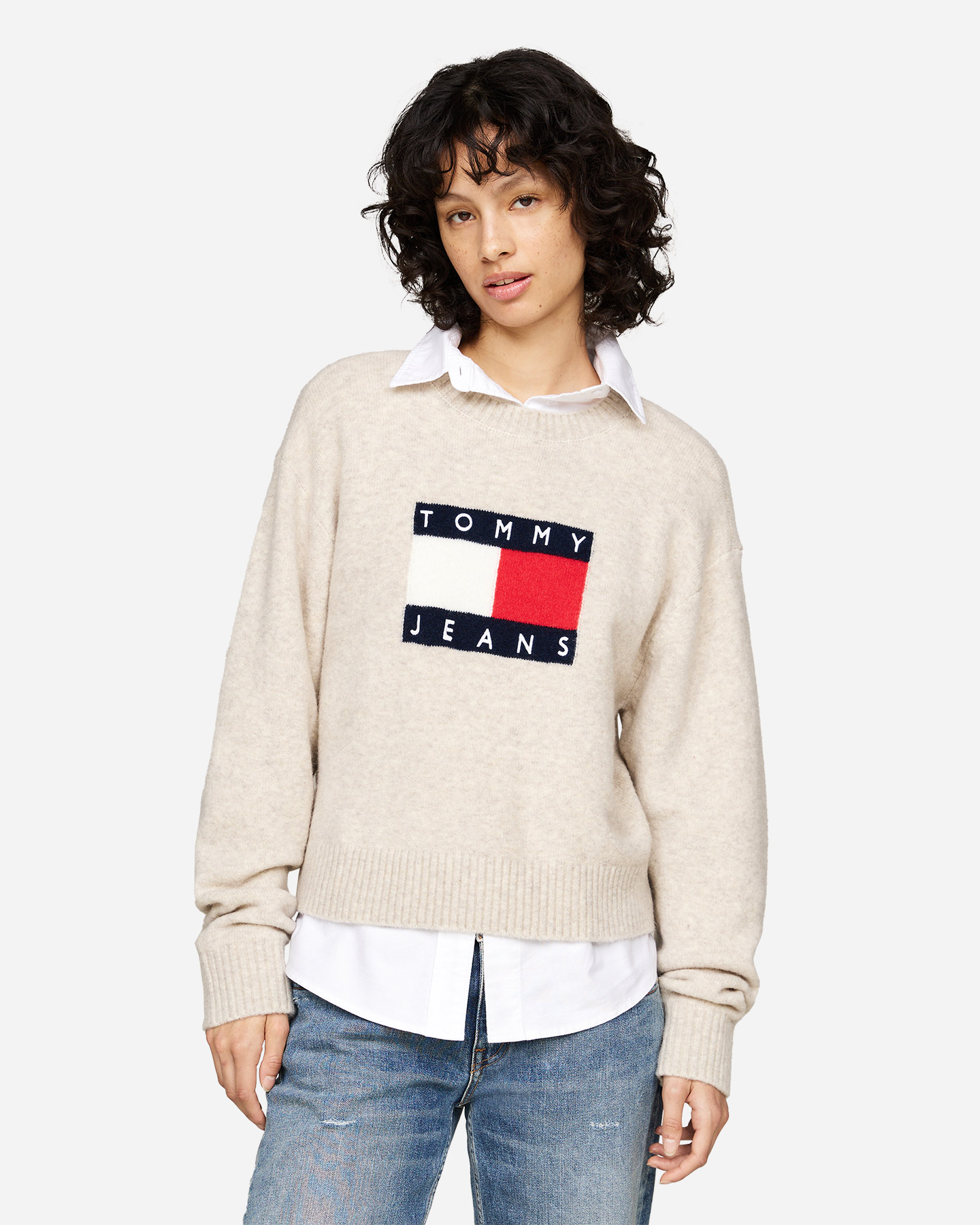 Maglione TOMMY HILFIGER FLAG W - 1 | Cisalfa Sport