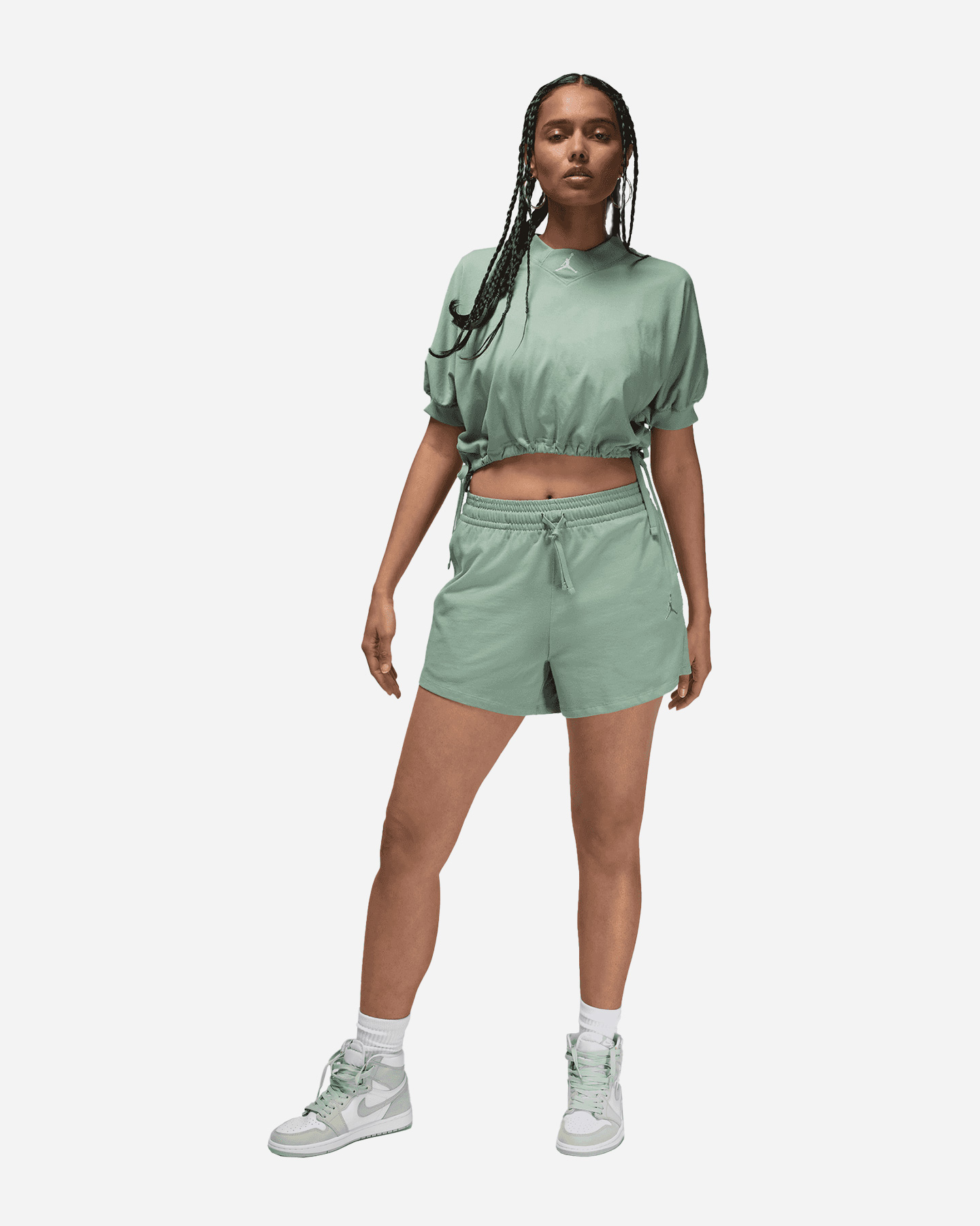 Pantaloncini NIKE JORDAN SMALL LOGO W - Verde - 3 | Cisalfa Sport