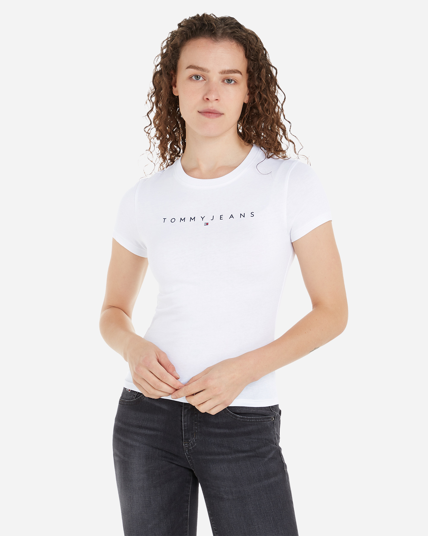 T-shirt TOMMY HILFIGER SLIM LINEAR W - 2 | Cisalfa Sport