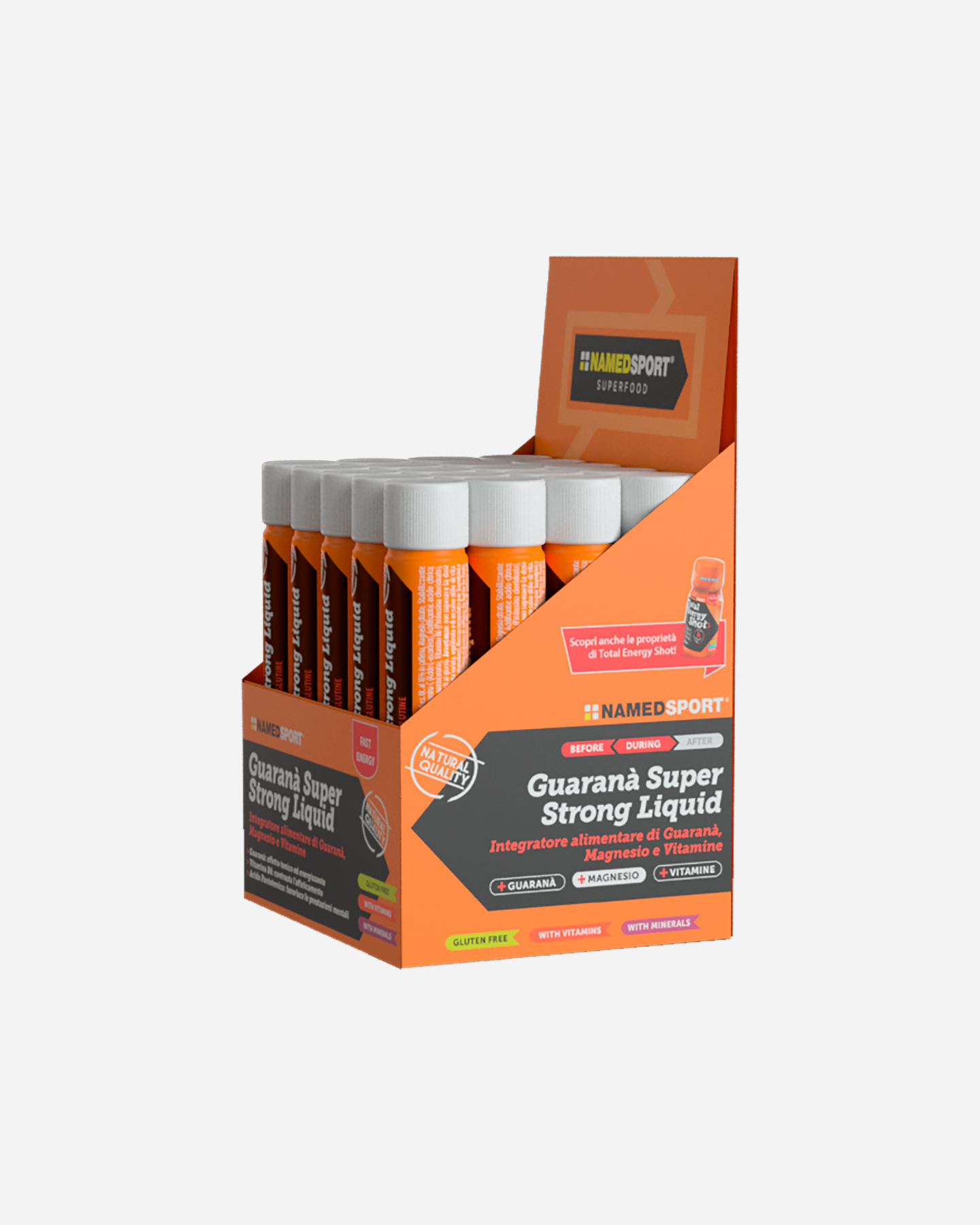 Energetico NAMED SPORT GUARANÀ SUPER STRONG LIQUID 20ML - 3 | Cisalfa Sport