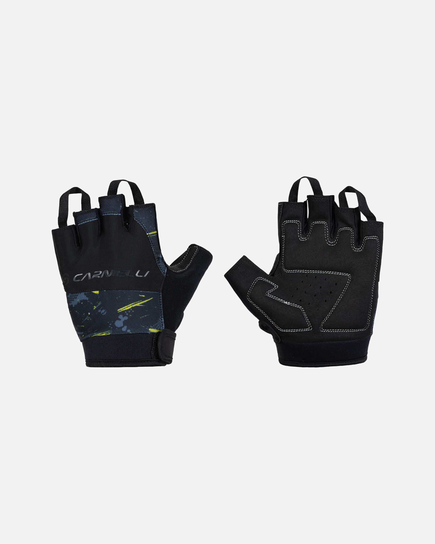 Guanti ciclismo CARNIELLI BIG LOGO M - Nero - 0 | Cisalfa Sport