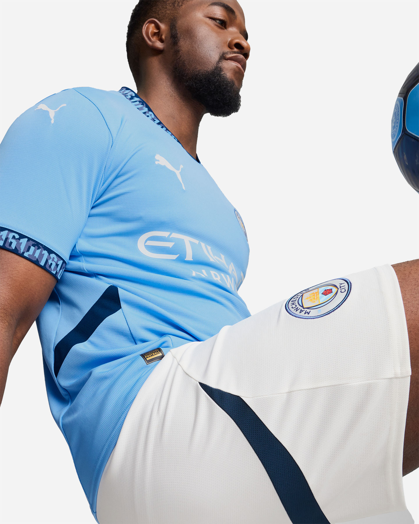Maglia calcio ufficiale PUMA MANCHESTER CITY HOME REPLICA 24-25 M - Azzurro - 3 | Cisalfa Sport