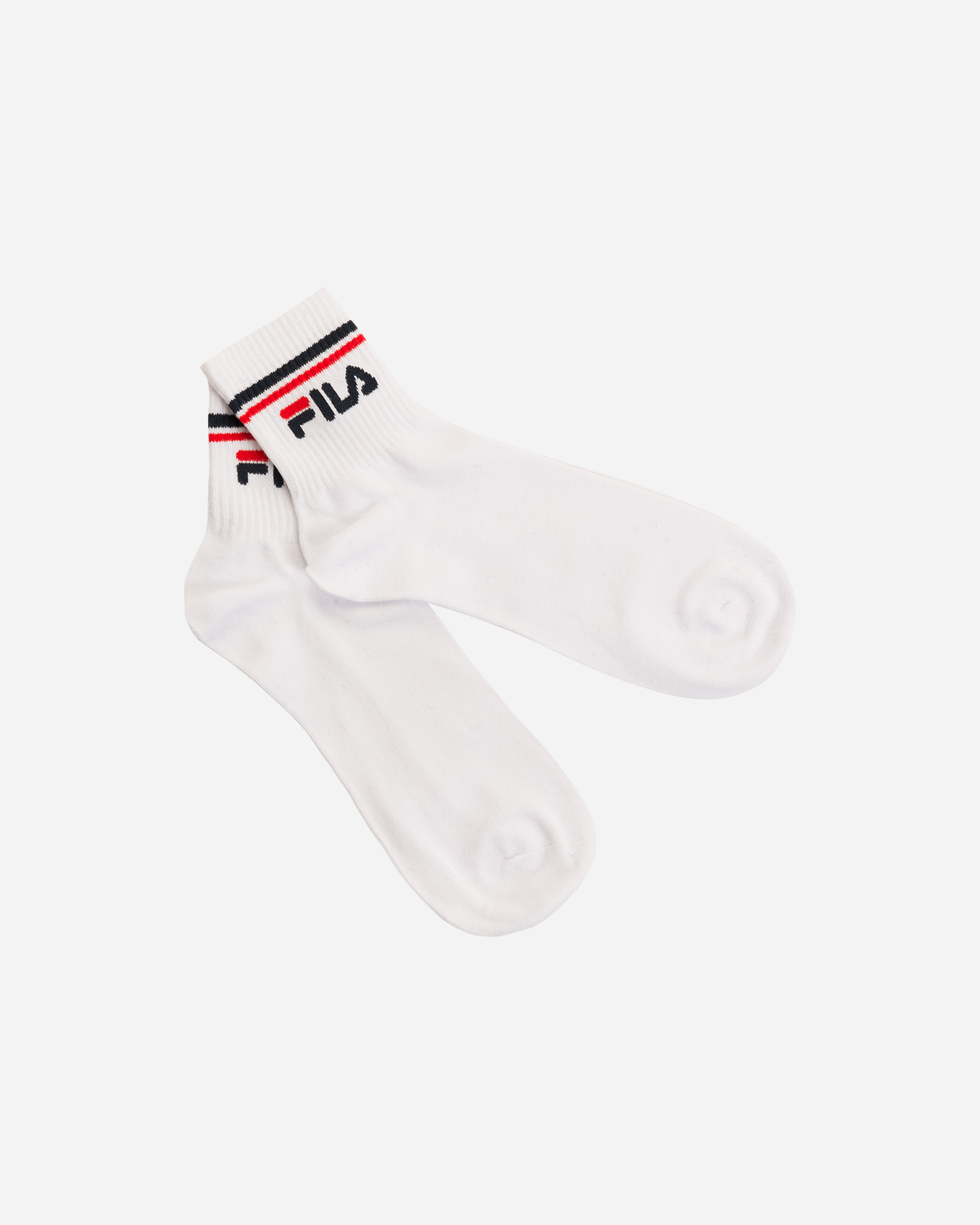 Calze FILA SET DA 3 QUARTER M - Bianco - 0 | Cisalfa Sport