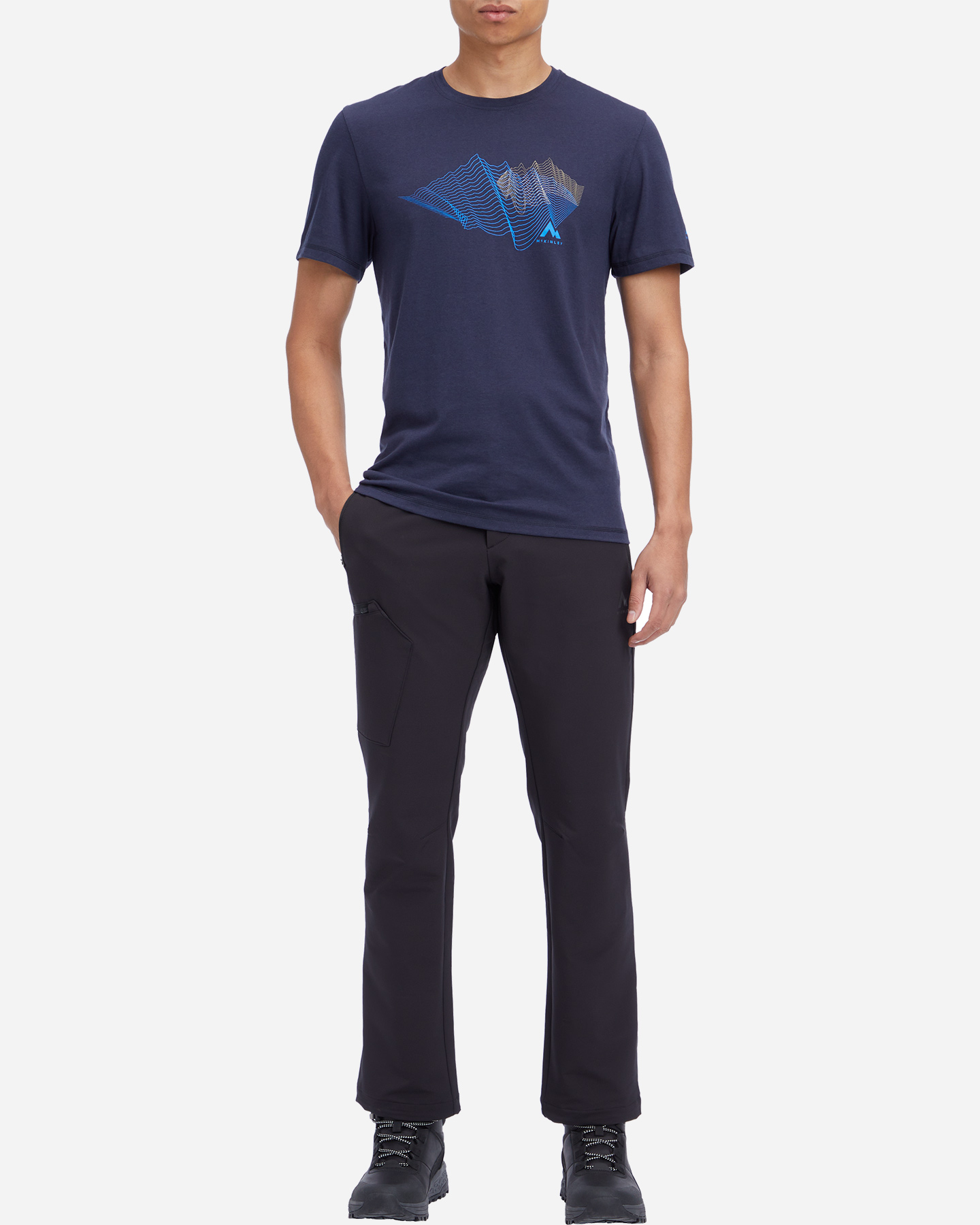 T-shirt MCKINLEY HEMO II M - Blu Navy - 3 | Cisalfa Sport