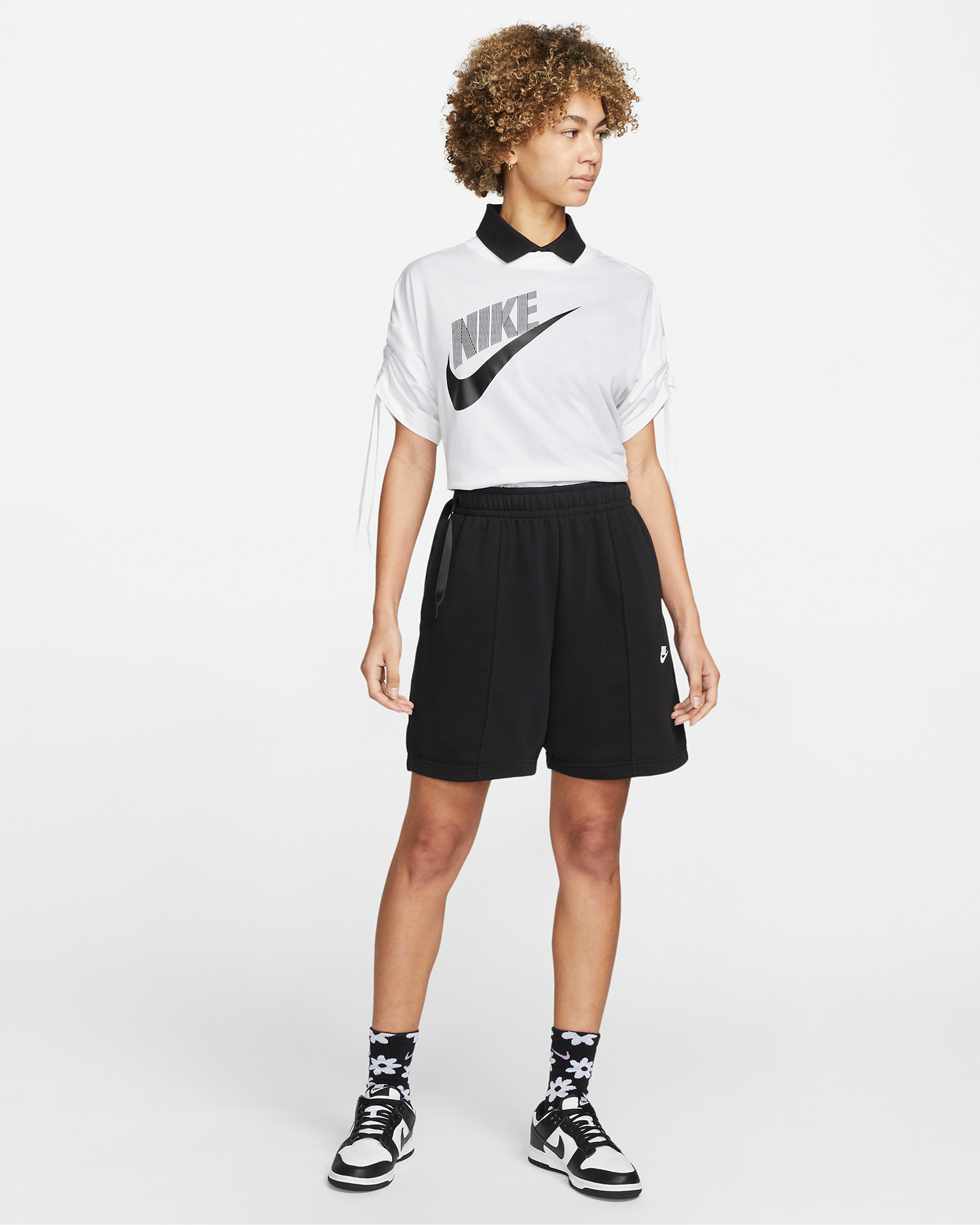 T-shirt NIKE DANCE BIG LOGO W - Bianco - 4 | Cisalfa Sport