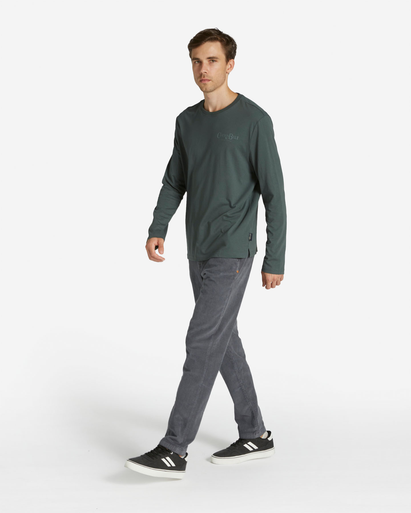 T-shirt COTTON BELT ESSENTIAL M - Verde - 3 | Cisalfa Sport