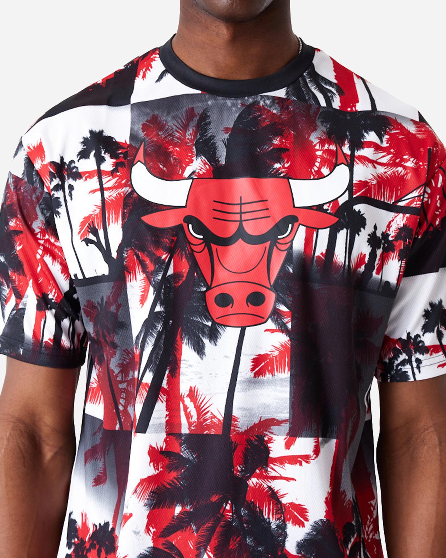 T-shirt NEW ERA PALM TREE CHICAGO BULLS M - Rosso - 2 | Cisalfa Sport